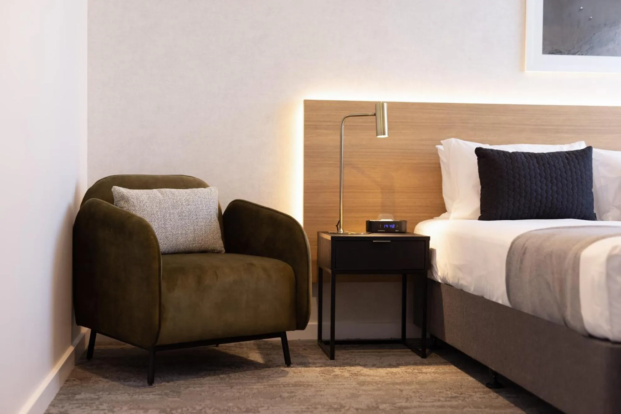 Bed in Quest Mt Maunganui