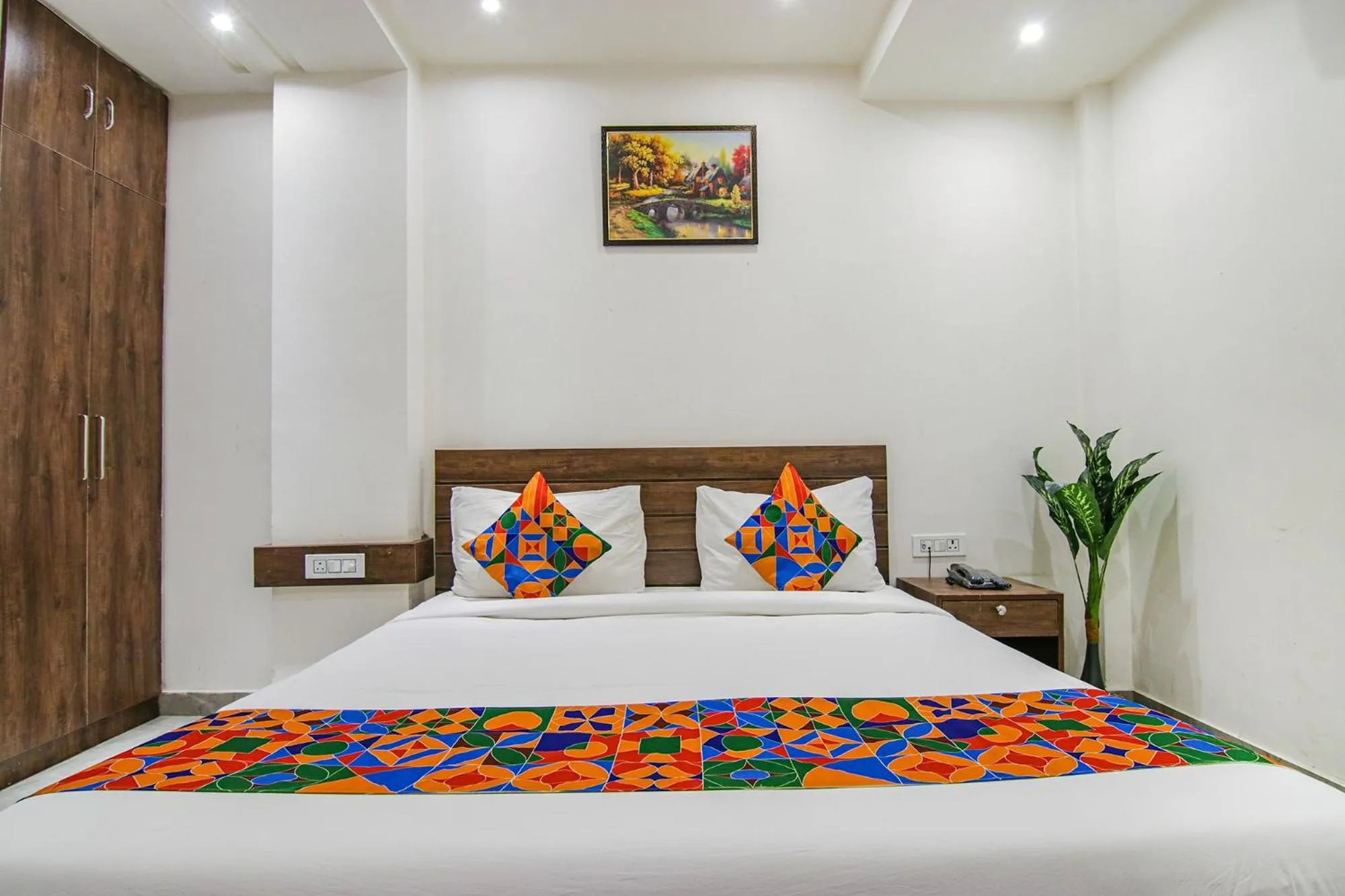 Bed in FabHotel Moro Rohini Sector 4