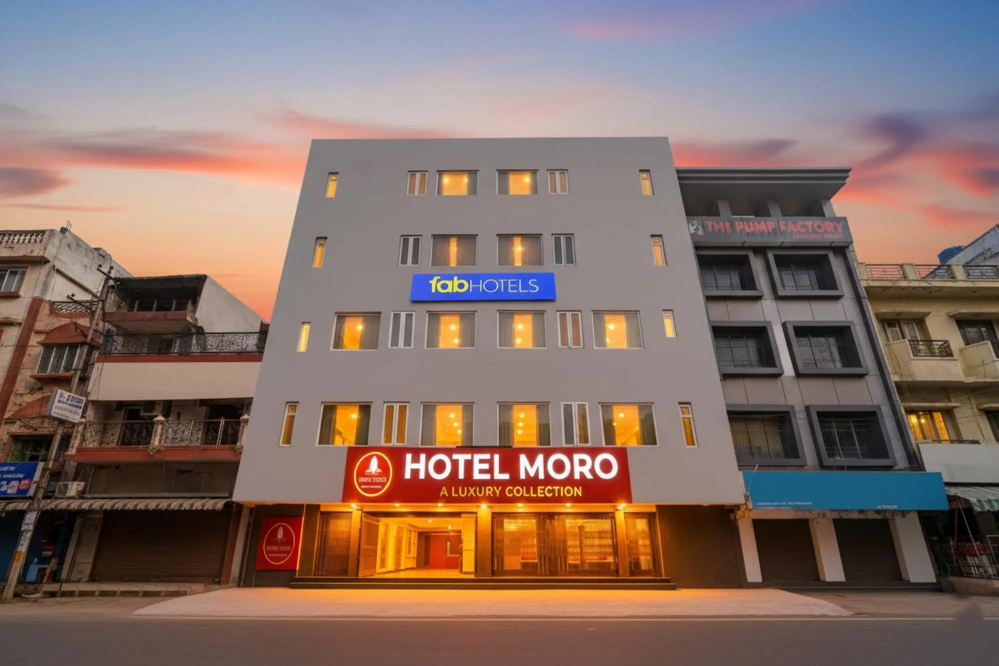 Facade/entrance in FabHotel Moro Rohini Sector 4