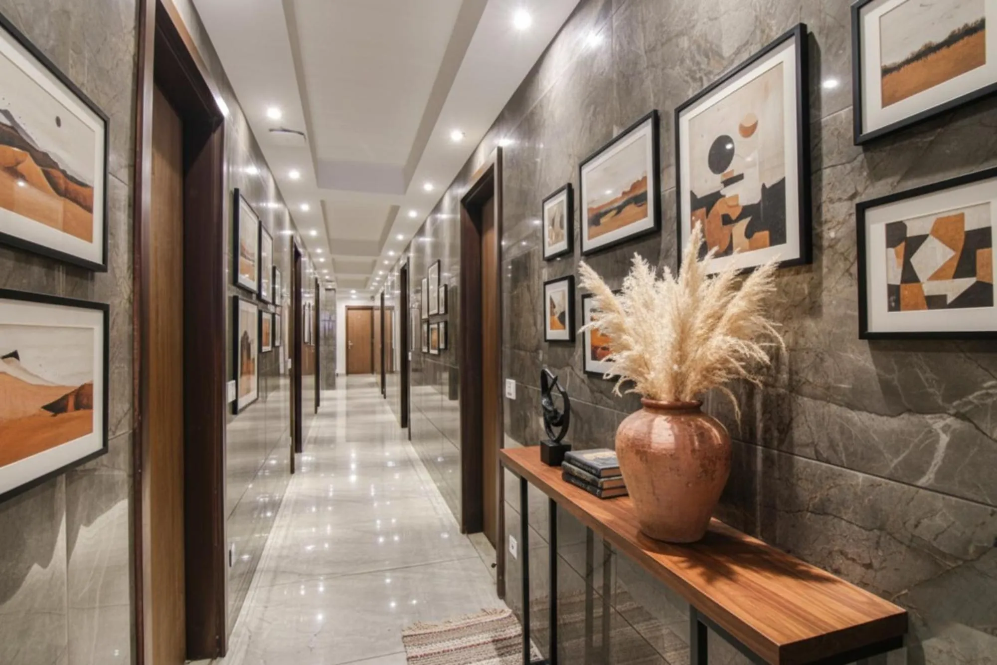 Lobby or reception in FabHotel Moro Rohini Sector 4