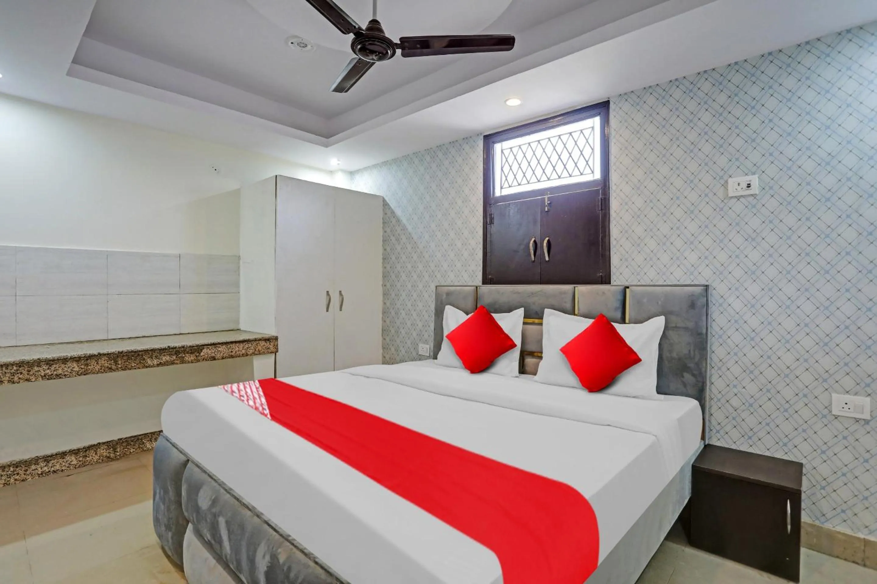 Bedroom, Bed in Hotel O JAI SHREE HOTEL