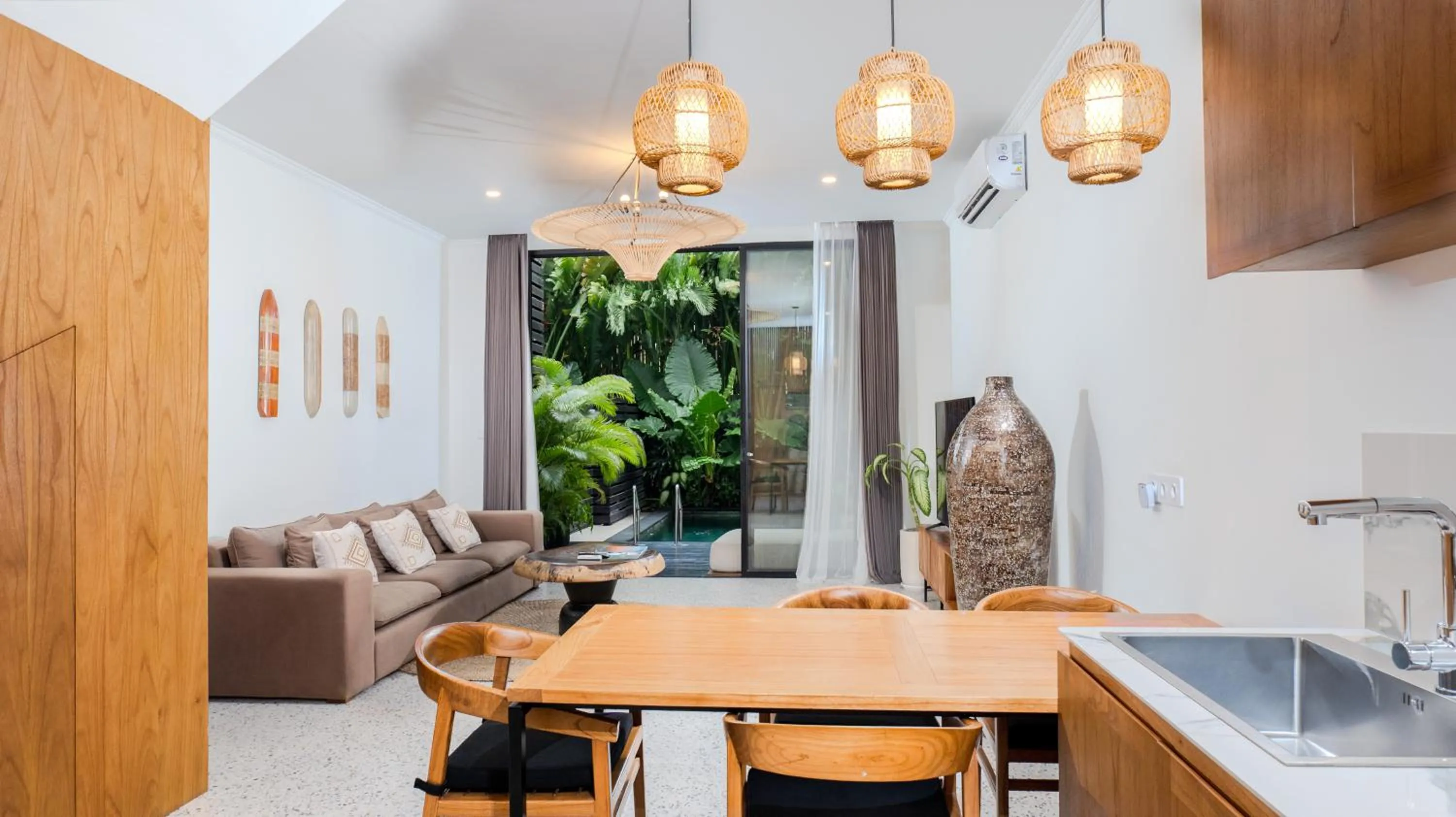 Kitchen or kitchenette in Sunny Village Batu Bolong