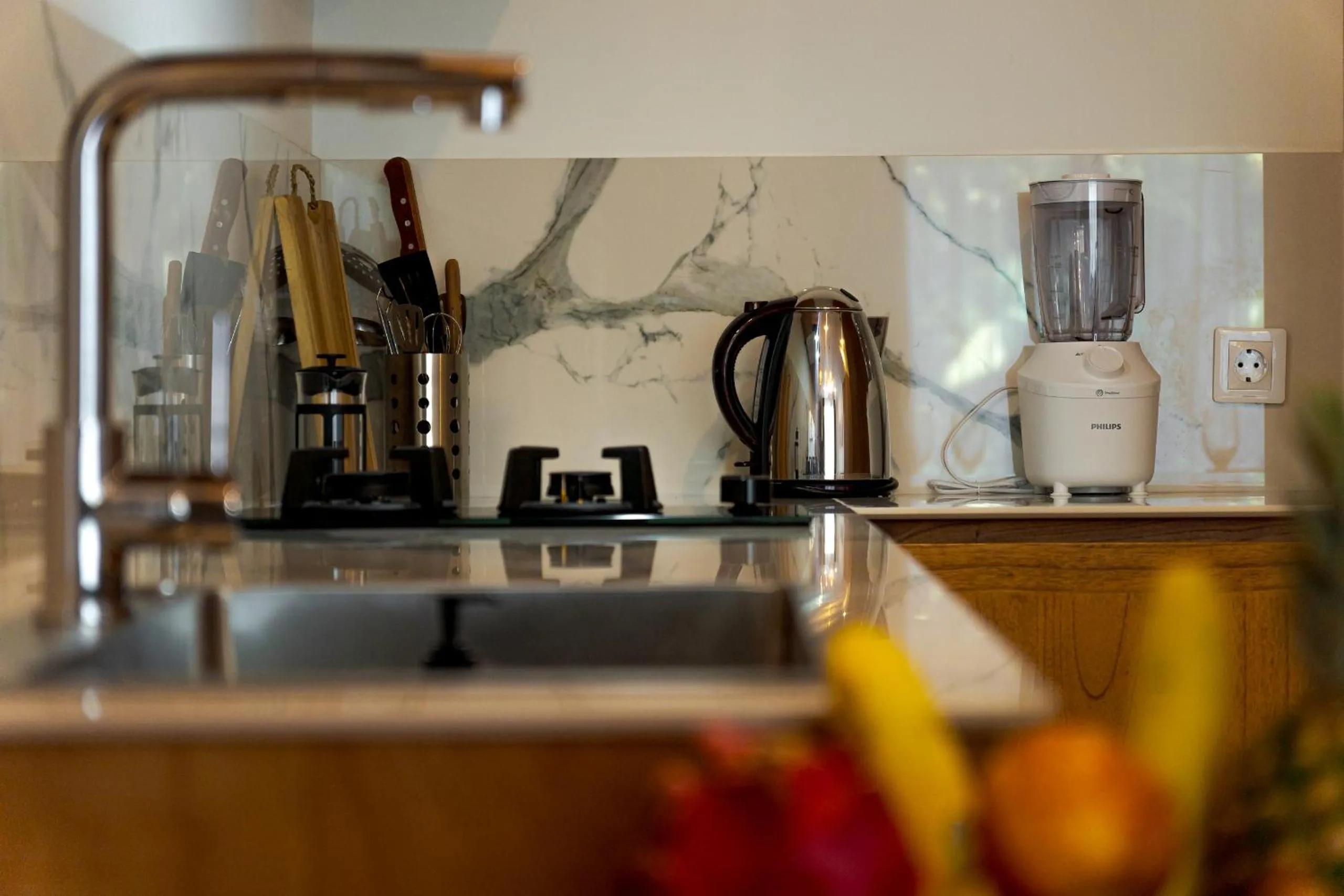 Kitchen or kitchenette in Sunny Village Batu Bolong