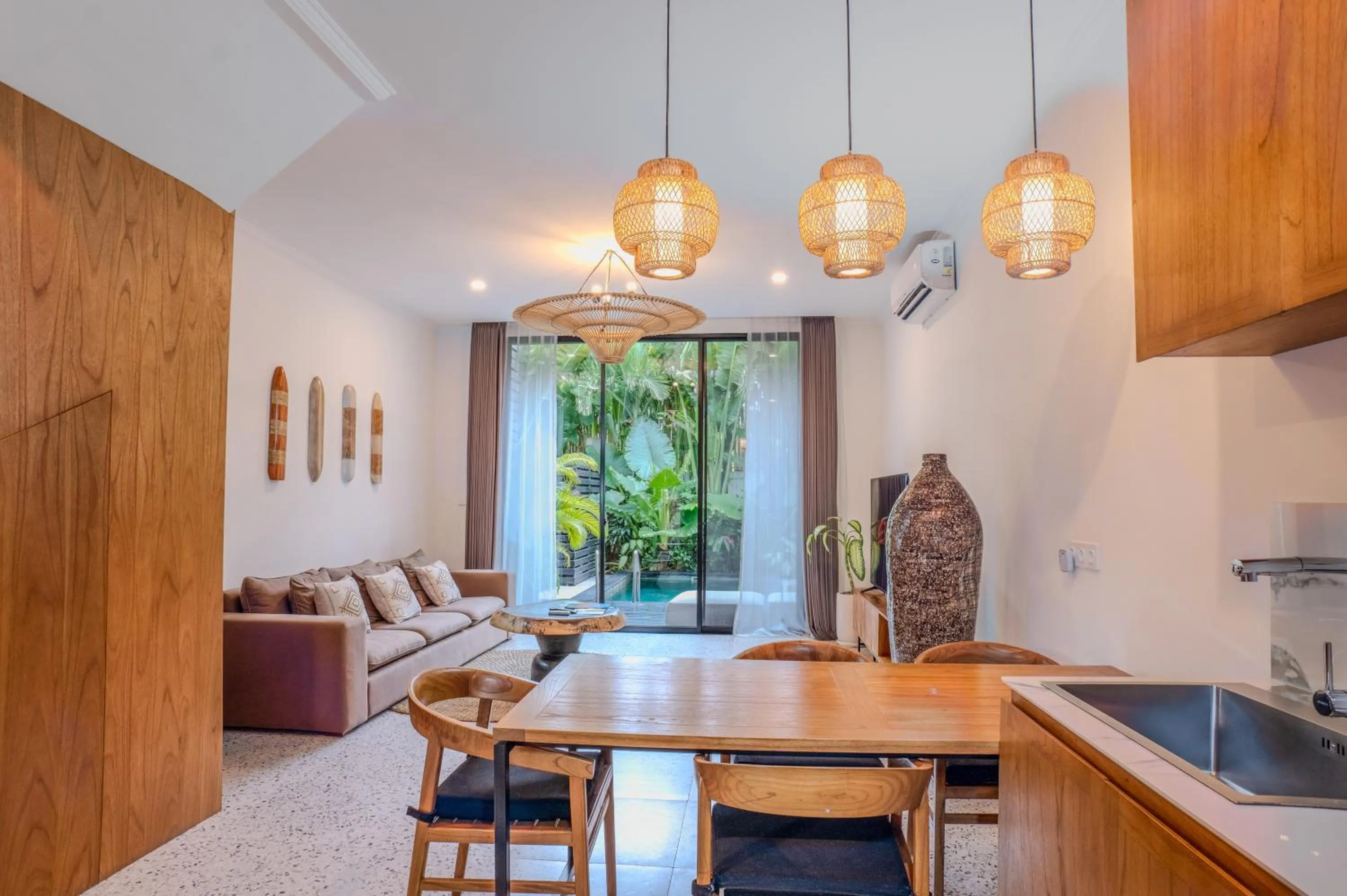 Kitchen or kitchenette in Sunny Village Batu Bolong