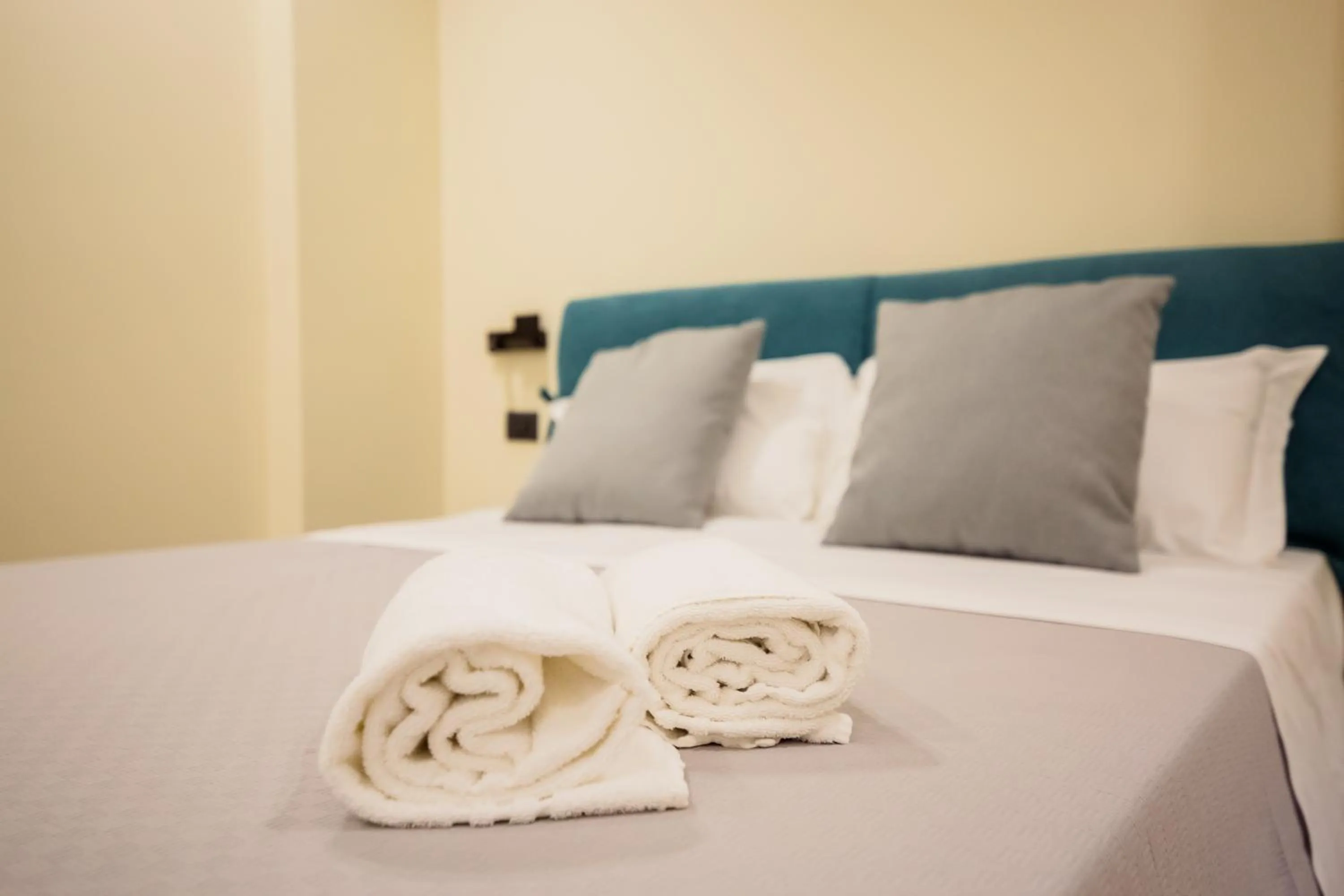 Bed in MAZZINI PALACE