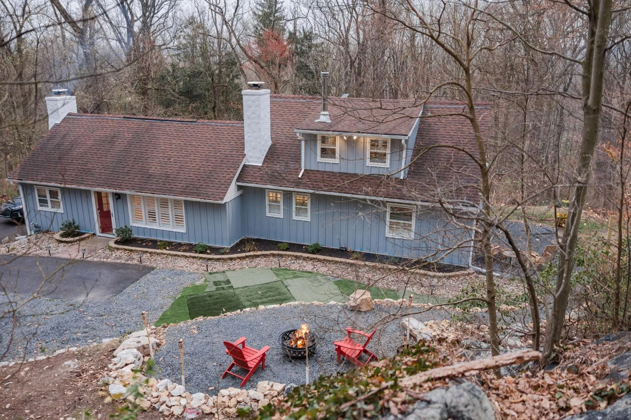 Property building in Cowry Acres - 11 Acre Enchanted Retreat, Hot Tub