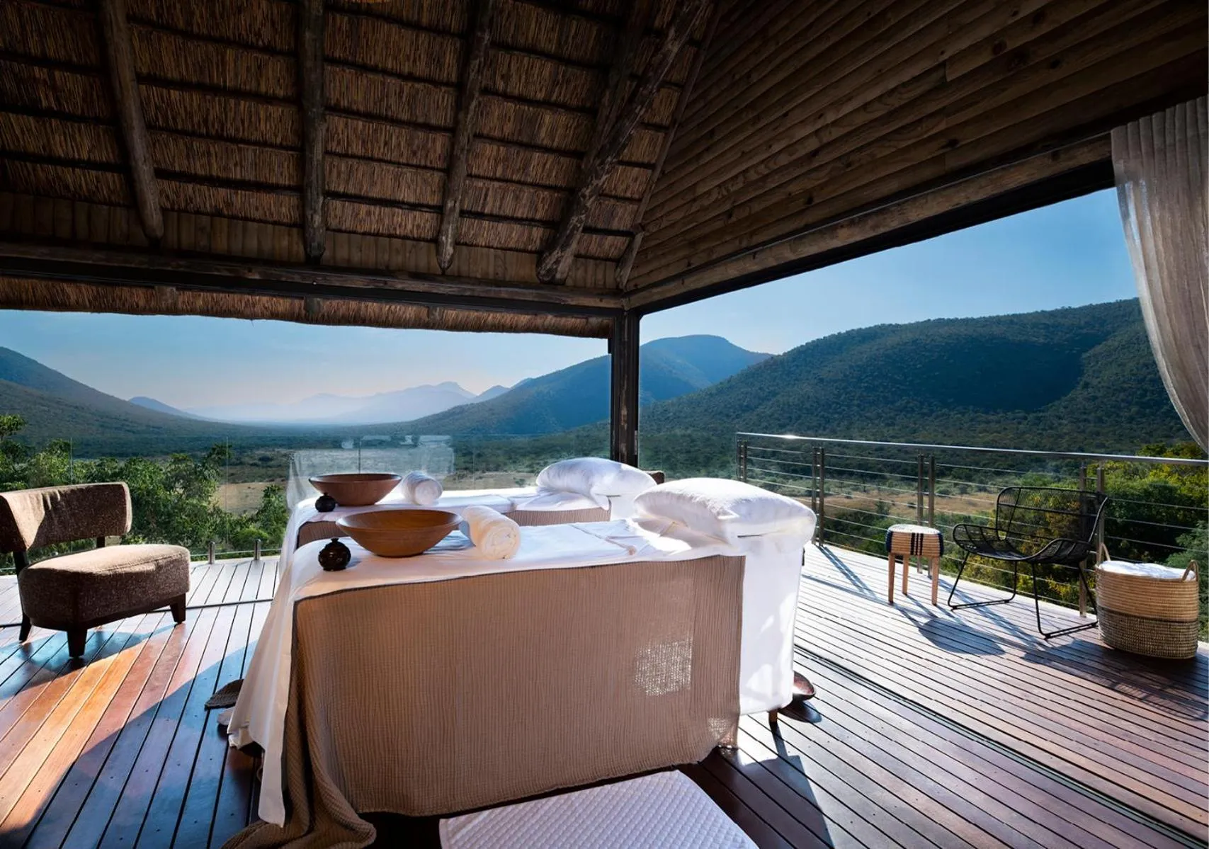 Spa and wellness centre/facilities in Babohi at Qwabi Private Game Reserve by NEWMARK