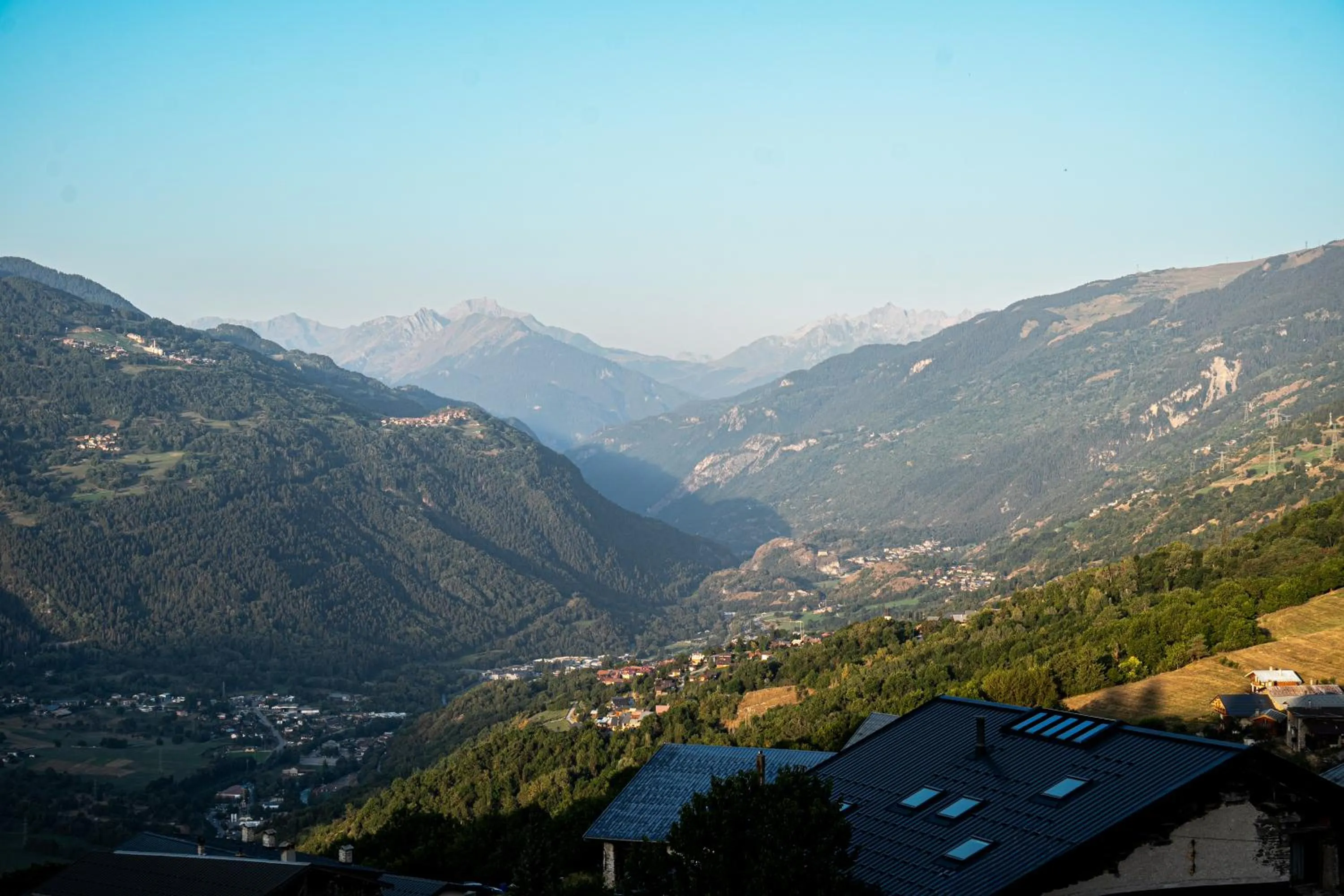 Mountain view in Auberge Le Valezan