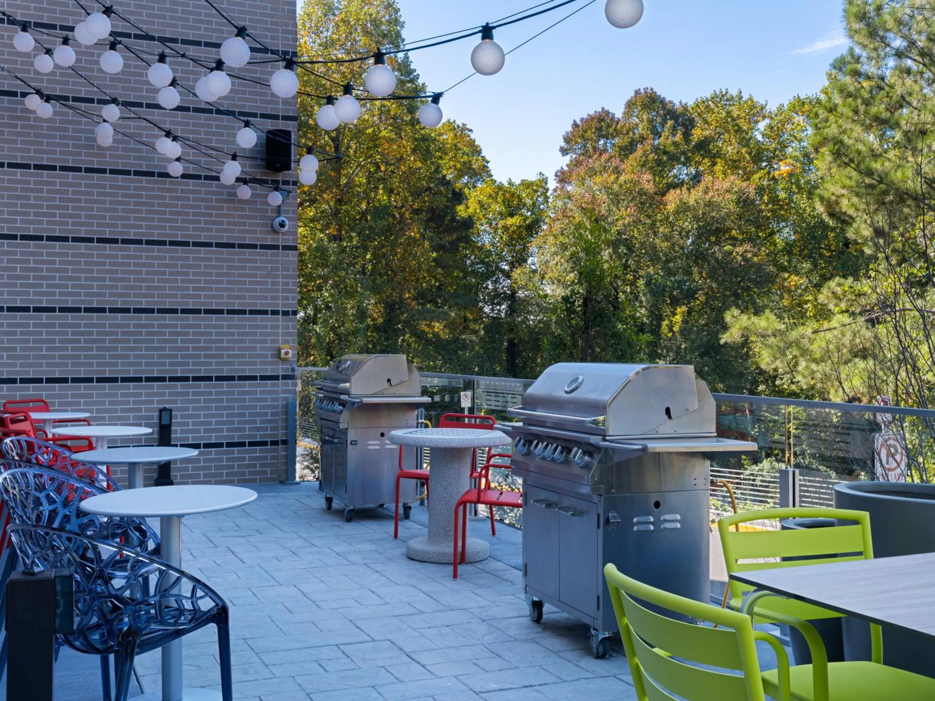 Patio in Home2 Suites By Hilton Atlanta Airport College Park