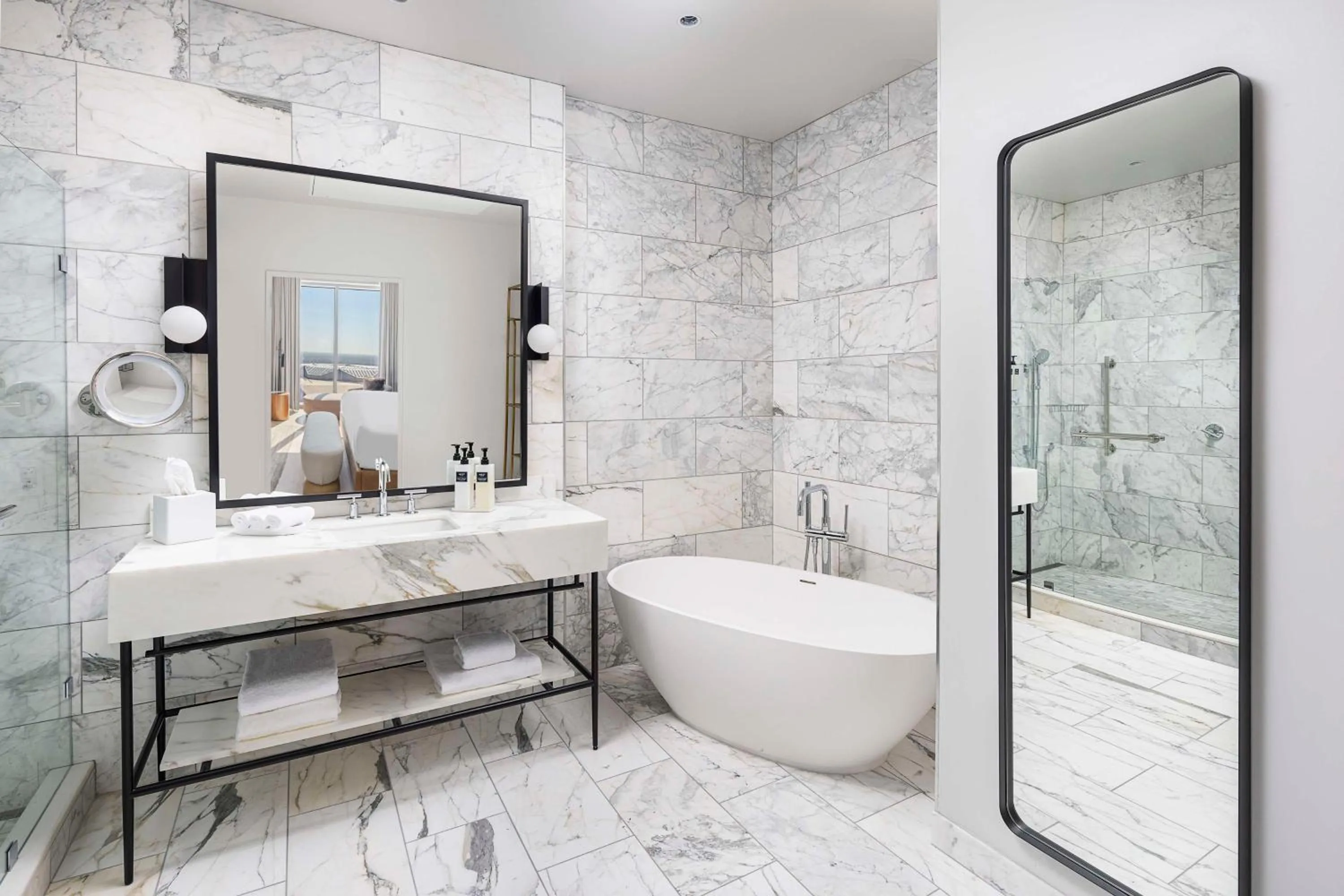 Bathroom in Signia By Hilton Atlanta Georgia World Congress Center