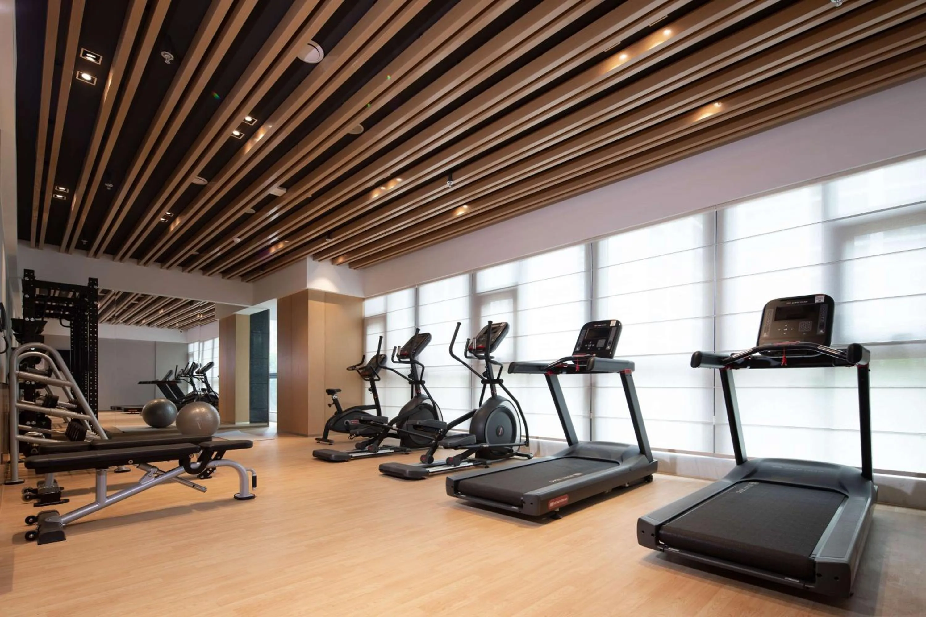 Fitness centre/facilities in Hilton Garden Inn Hangzhou Xiaoshan