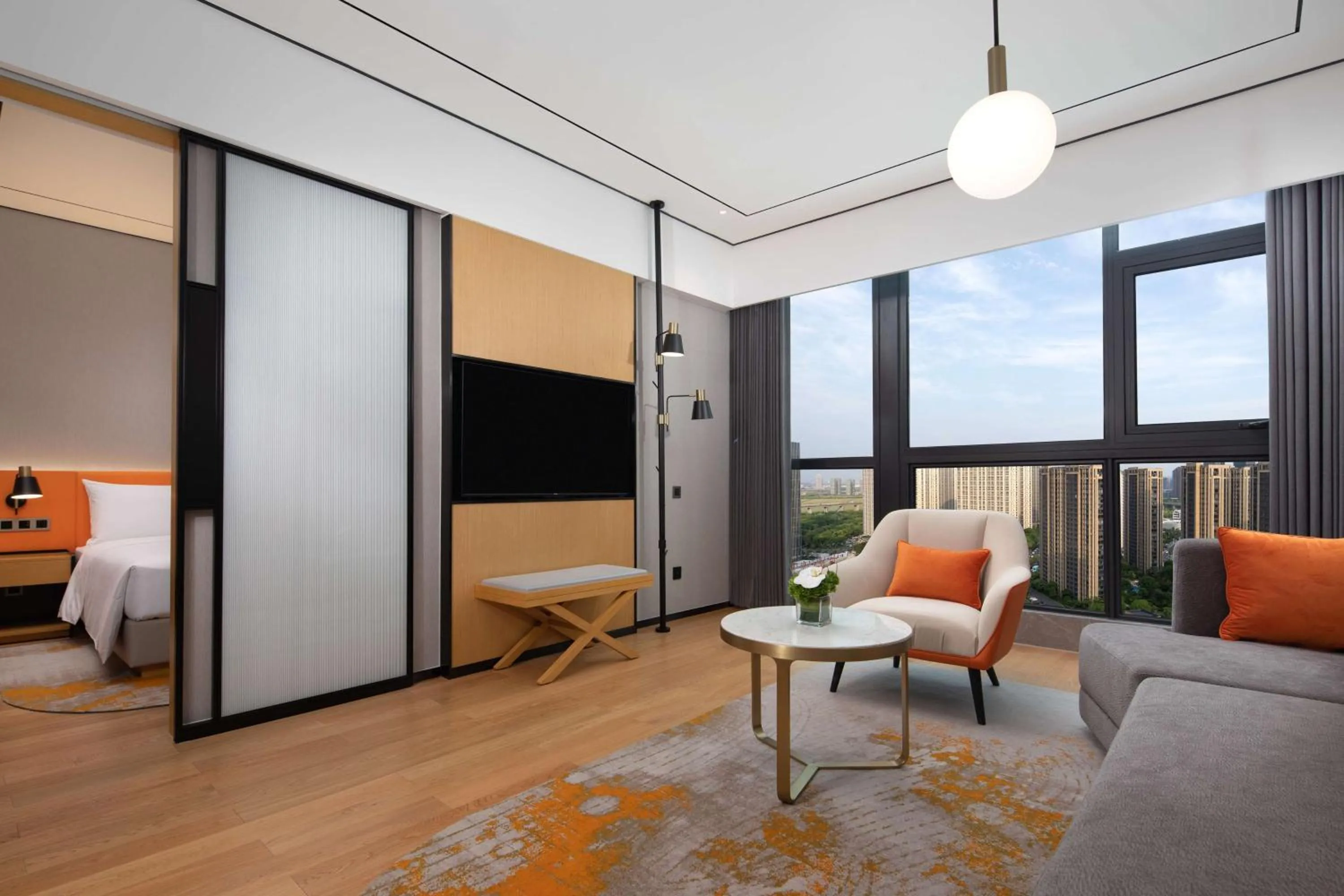 Living room in Hilton Garden Inn Hangzhou Xiaoshan