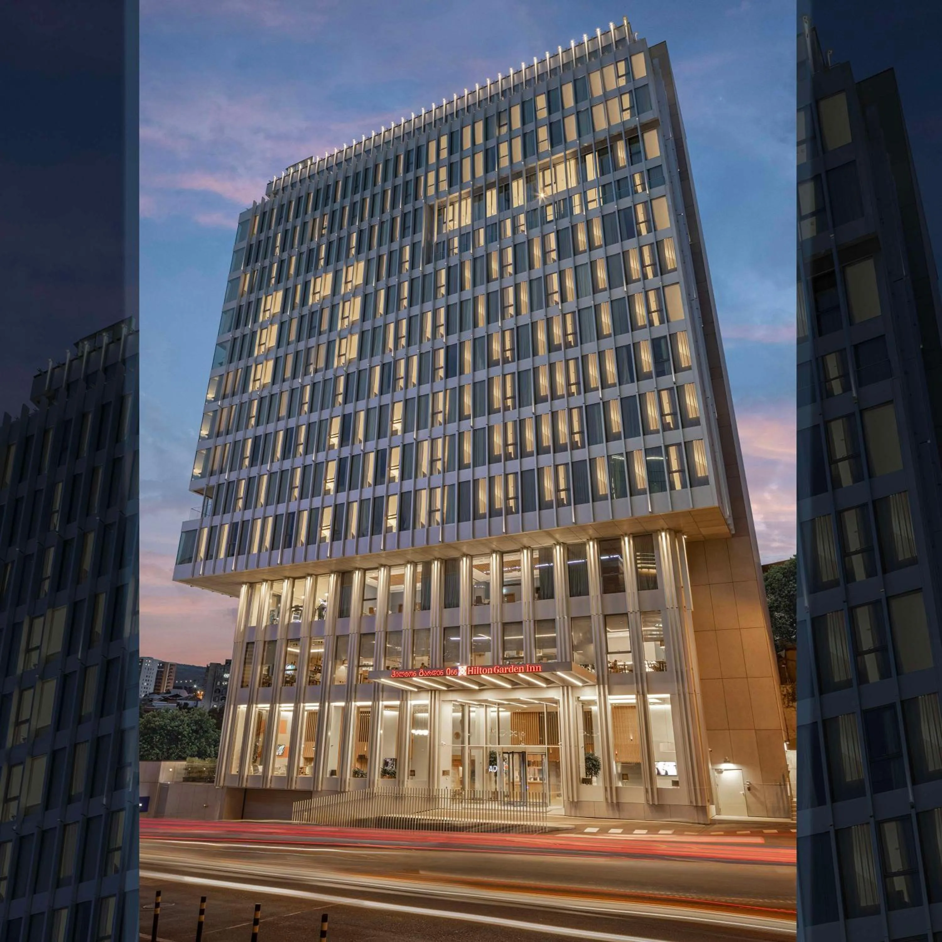 Property building in Hilton Garden Inn Tbilisi Riverview