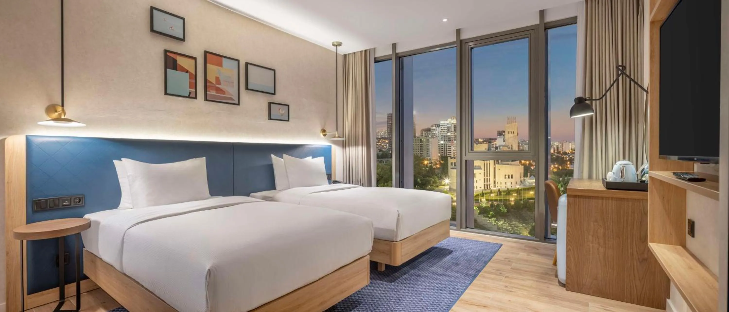 Bed in Hilton Garden Inn Tbilisi Riverview