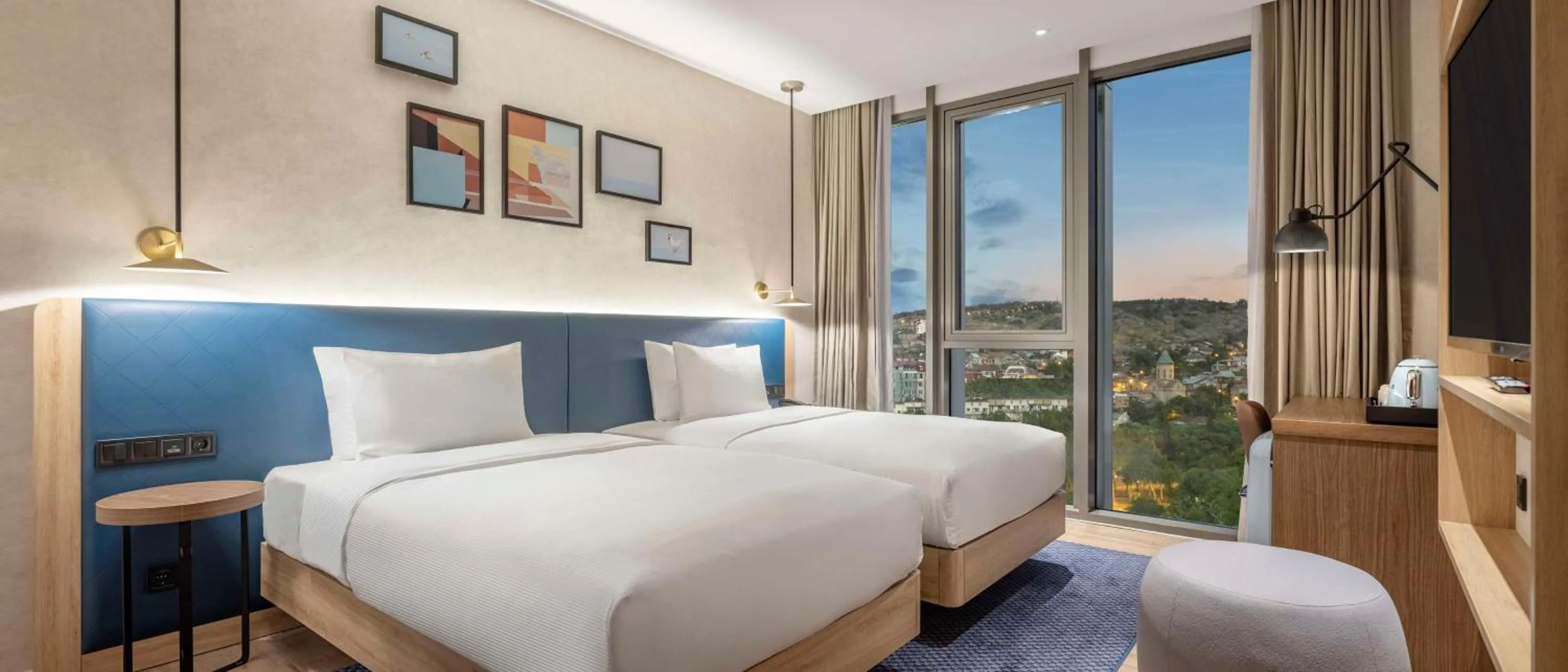 Bed in Hilton Garden Inn Tbilisi Riverview