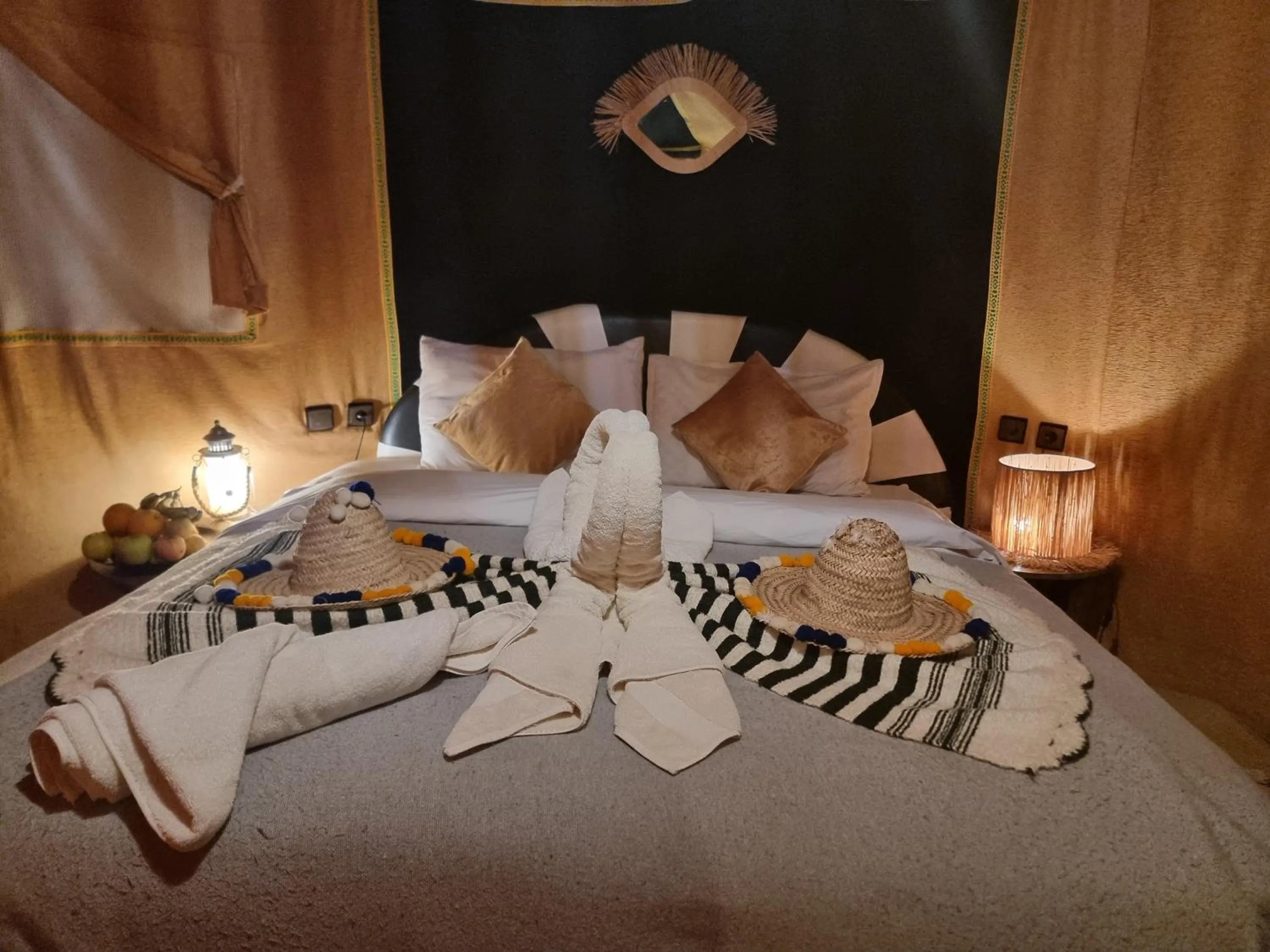 Bed in Horaz Merzouga Camp