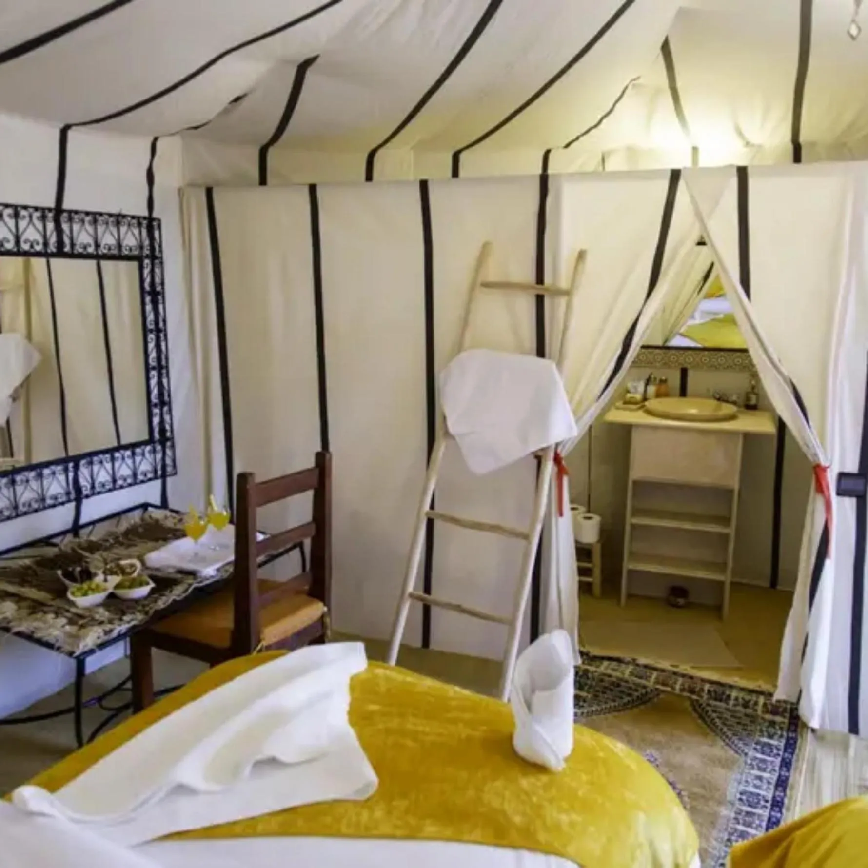 Bed in Horaz Merzouga Camp