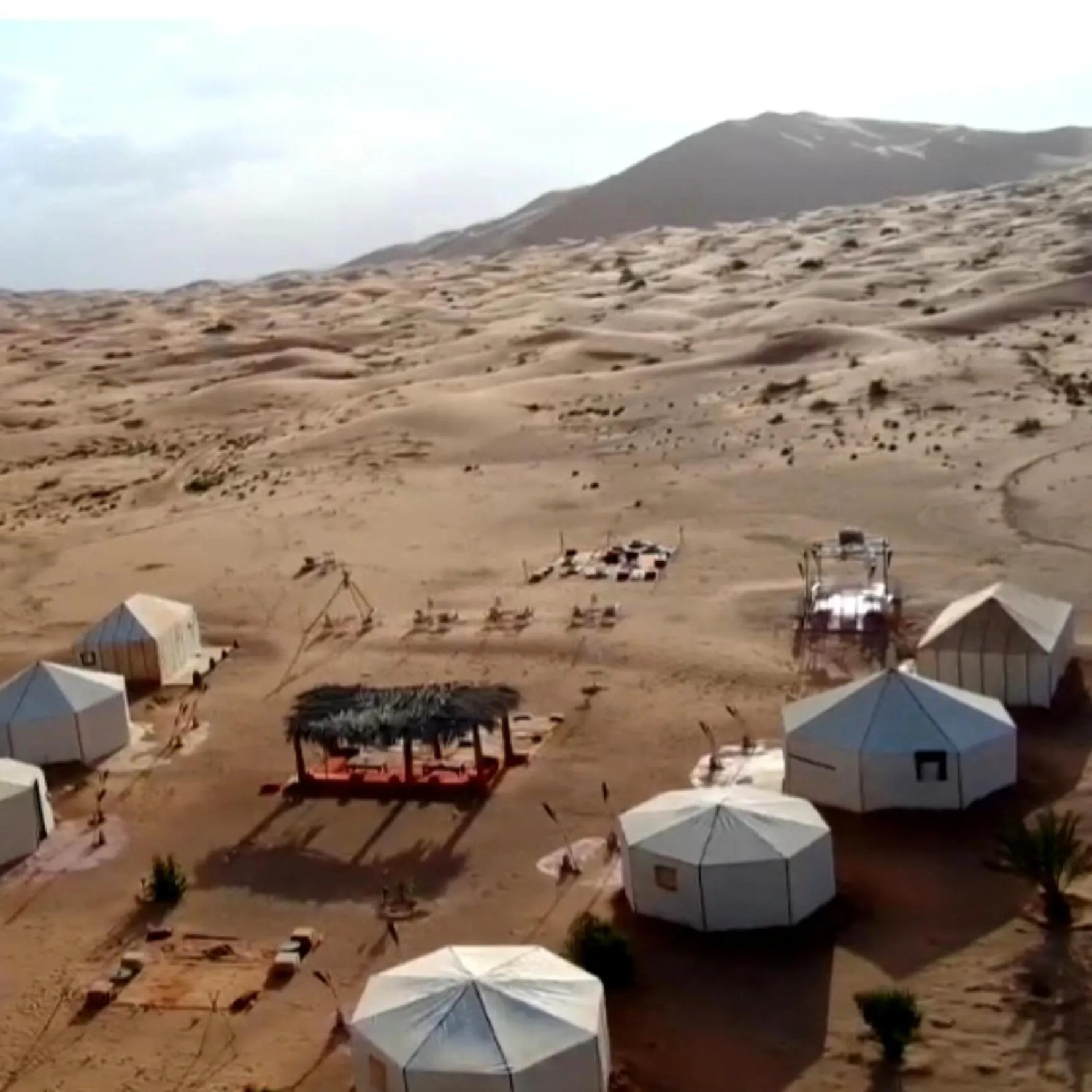 Natural landscape in Horaz Merzouga Camp