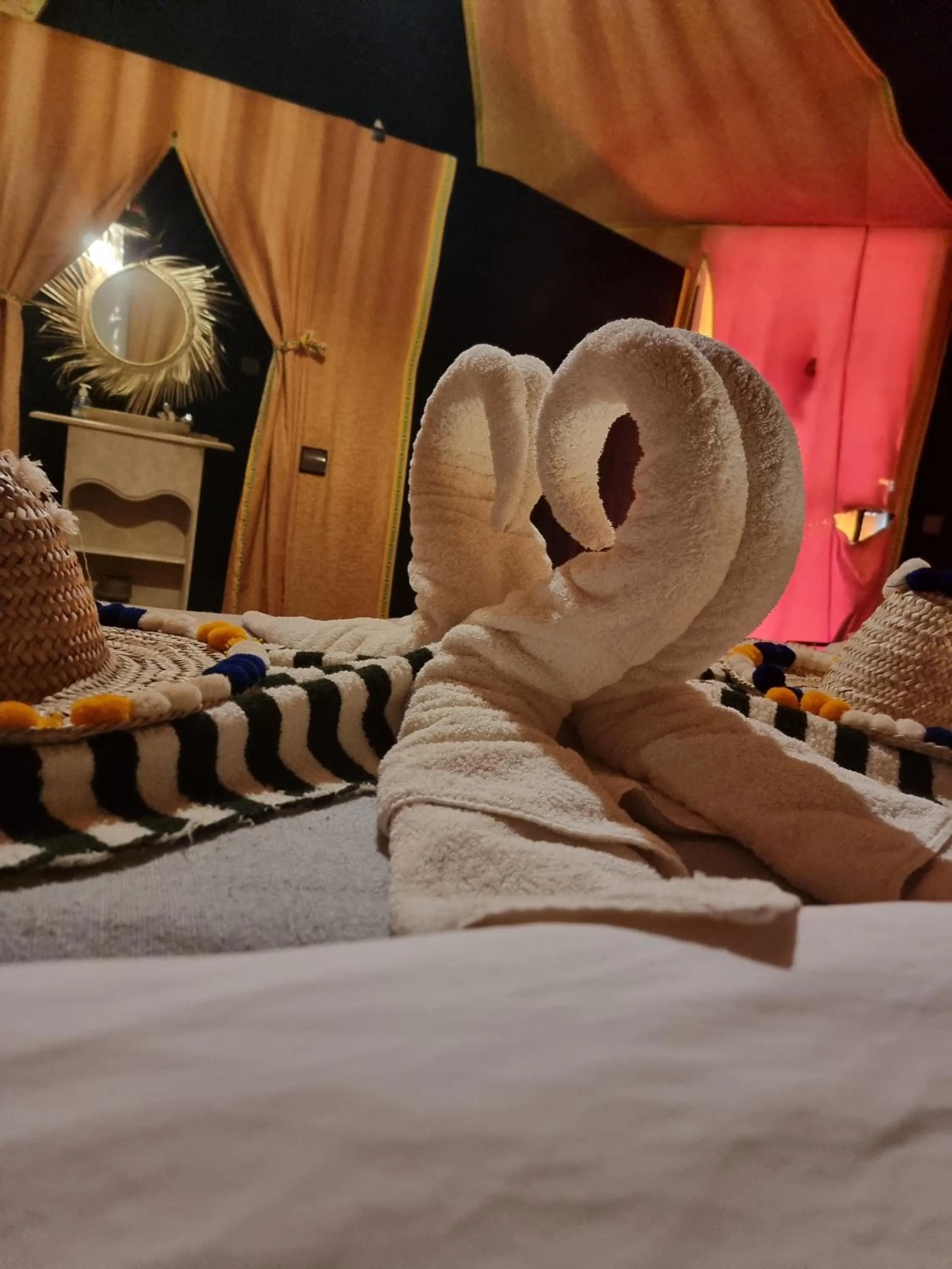 Bed in Horaz Merzouga Camp