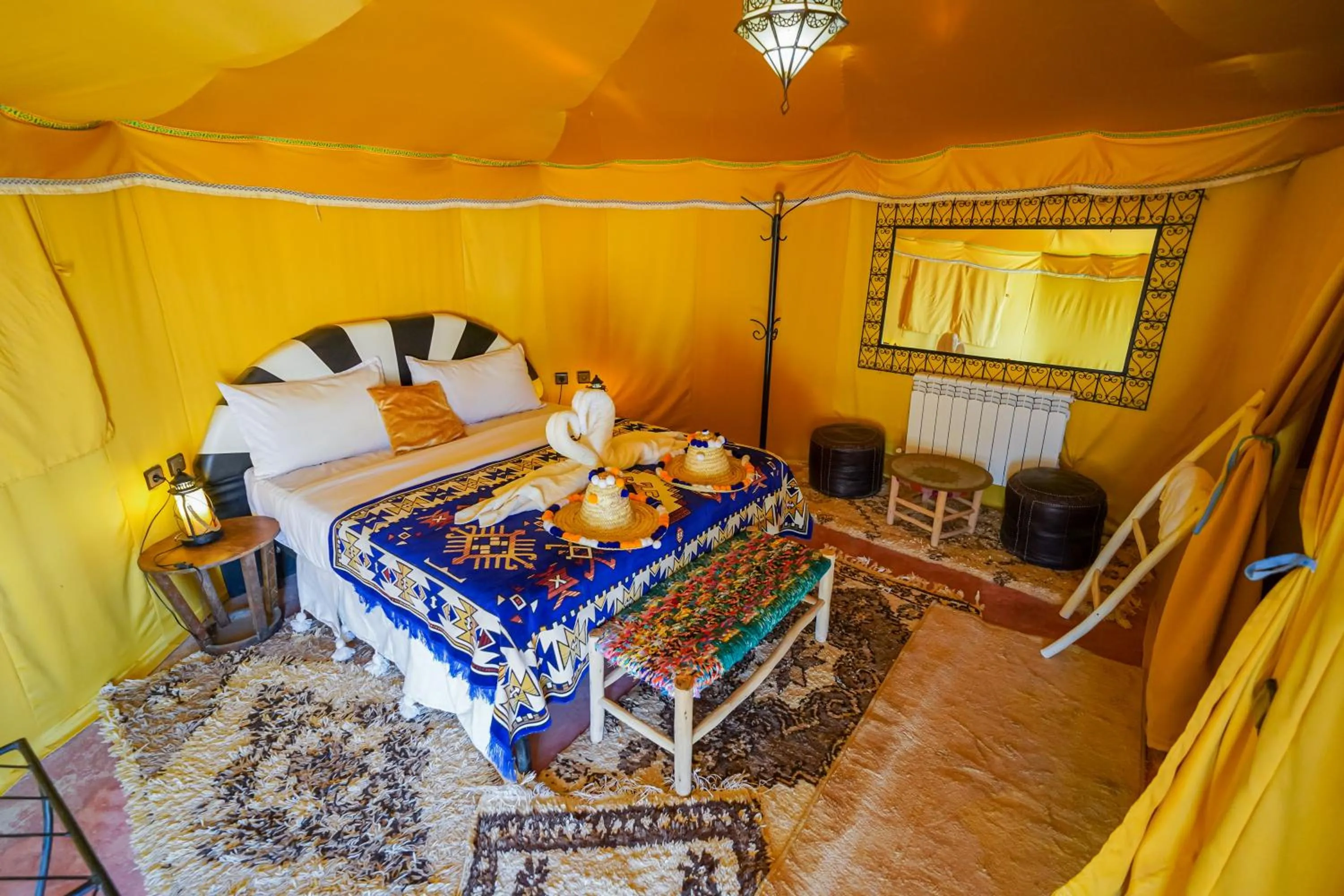 Bed in Horaz Merzouga Camp