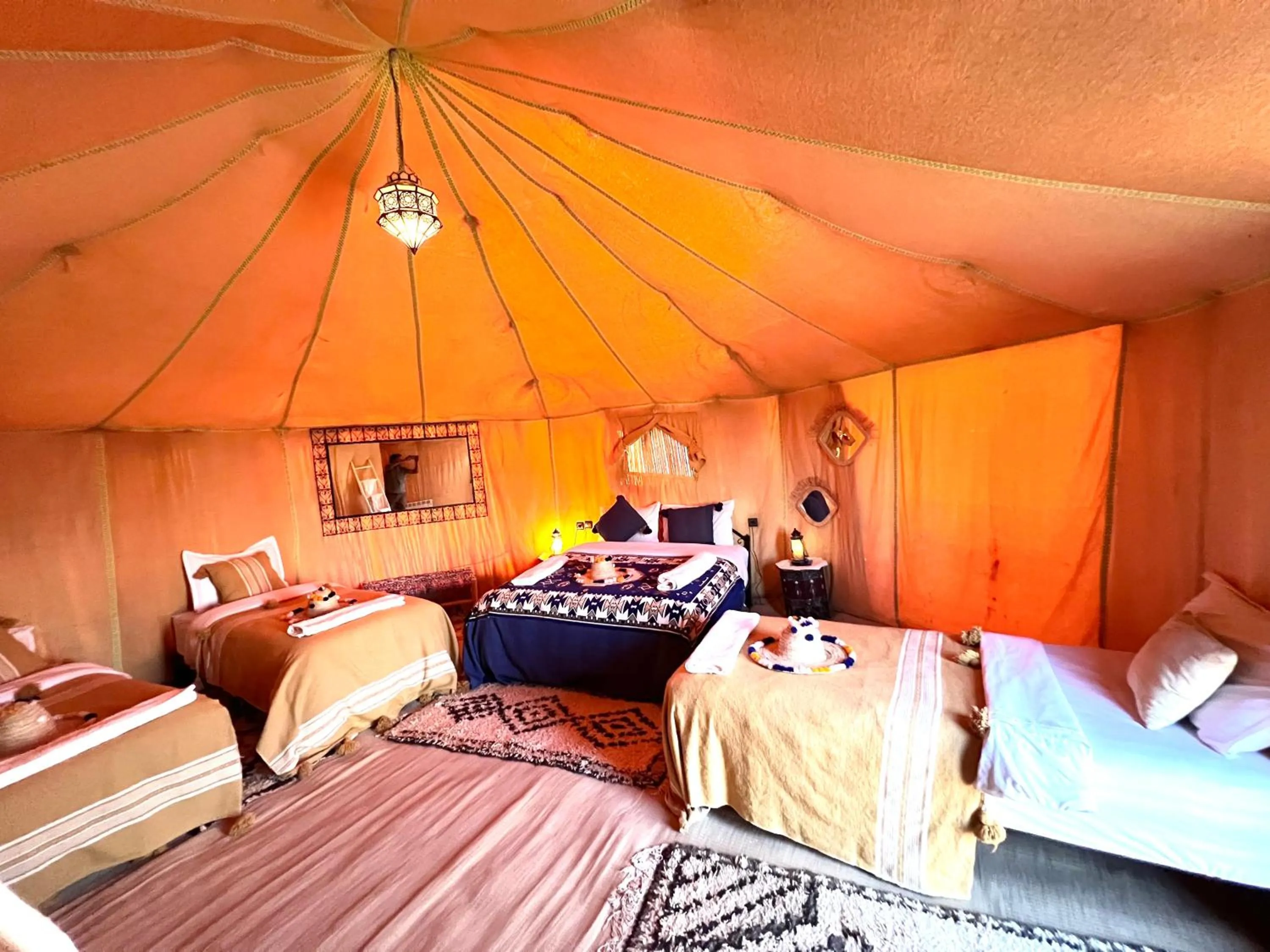 Bed in Horaz Merzouga Camp