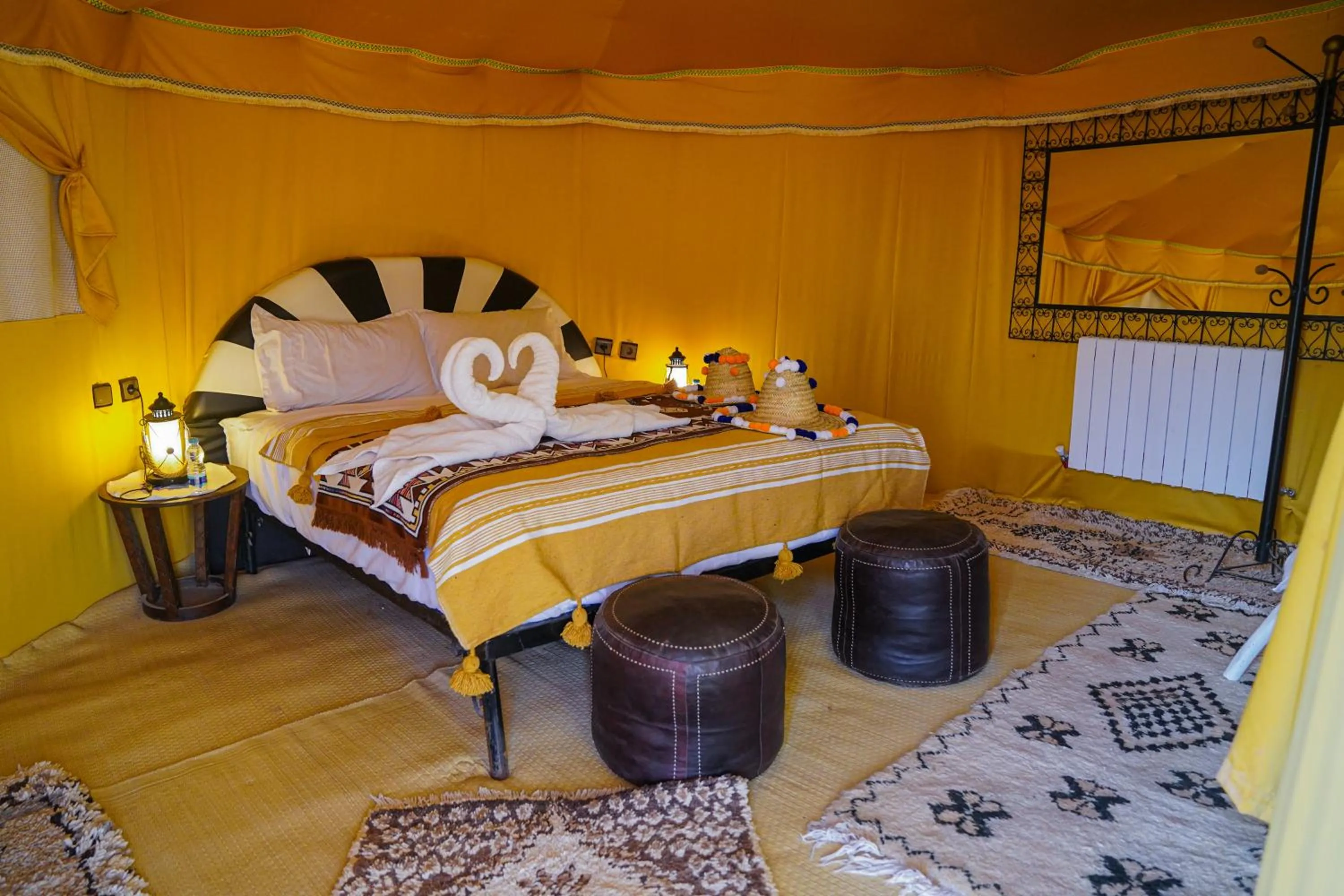 Bed in Horaz Merzouga Camp