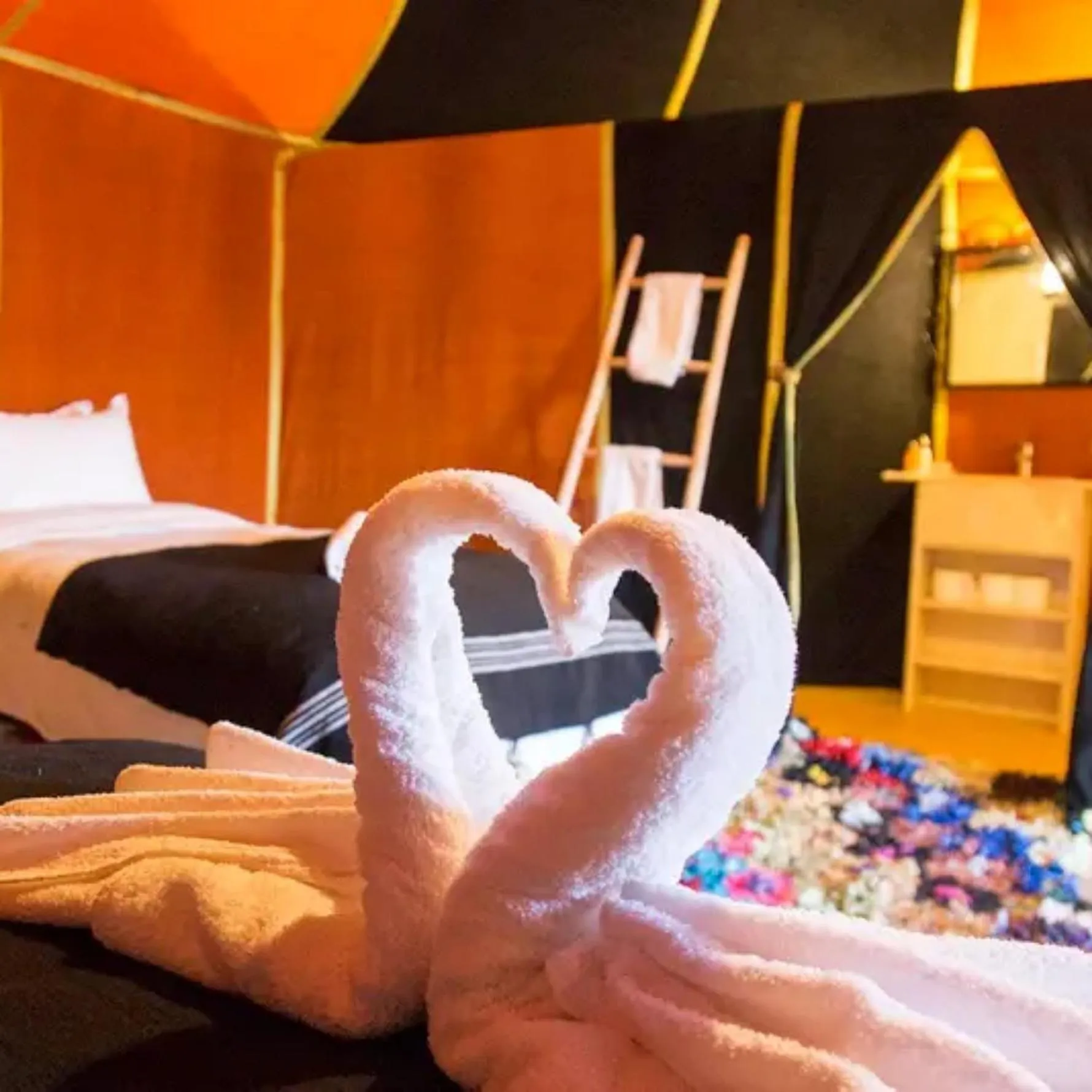 Bed in Horaz Merzouga Camp