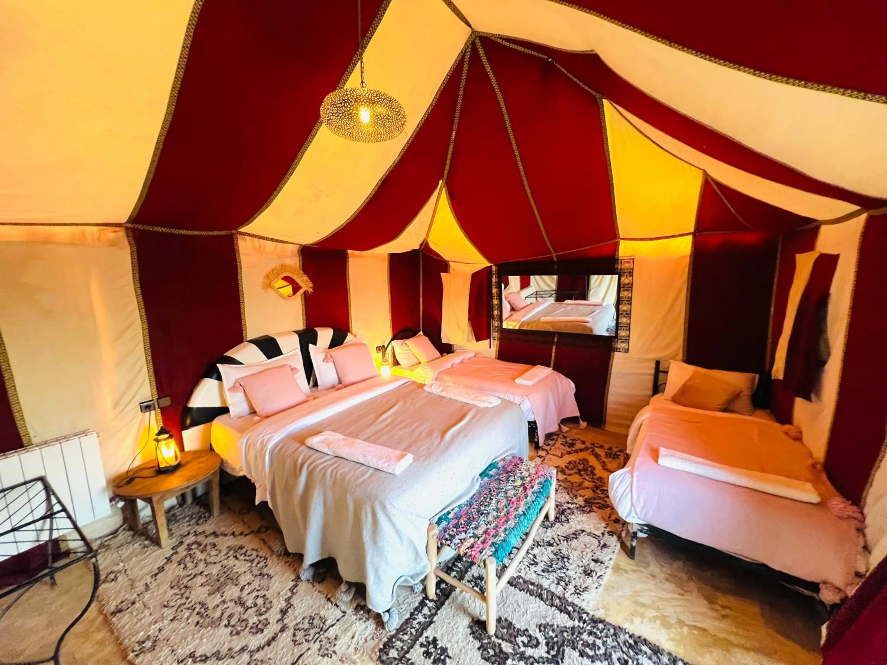 Bed in Horaz Merzouga Camp