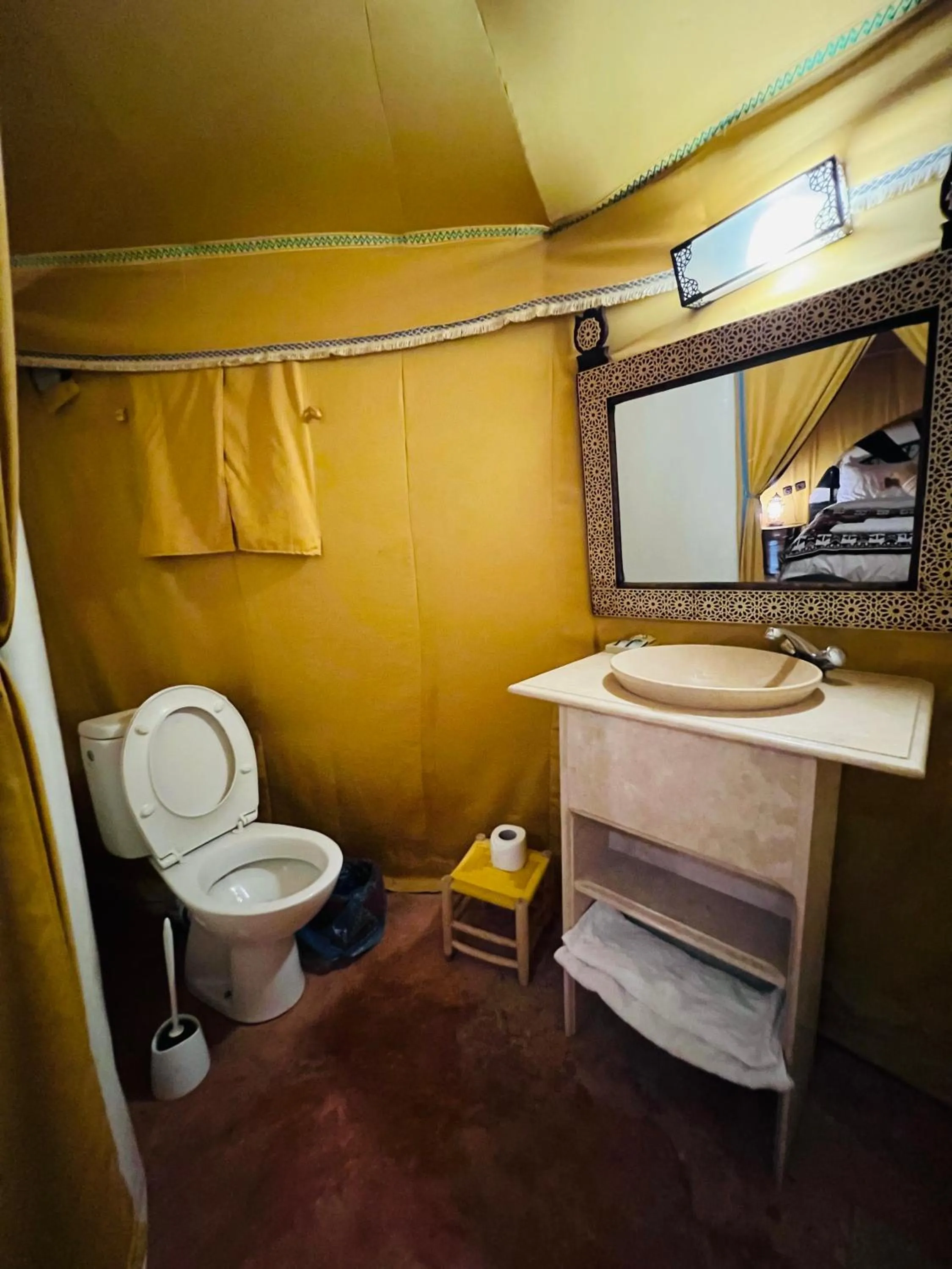 Toilet in Horaz Merzouga Camp