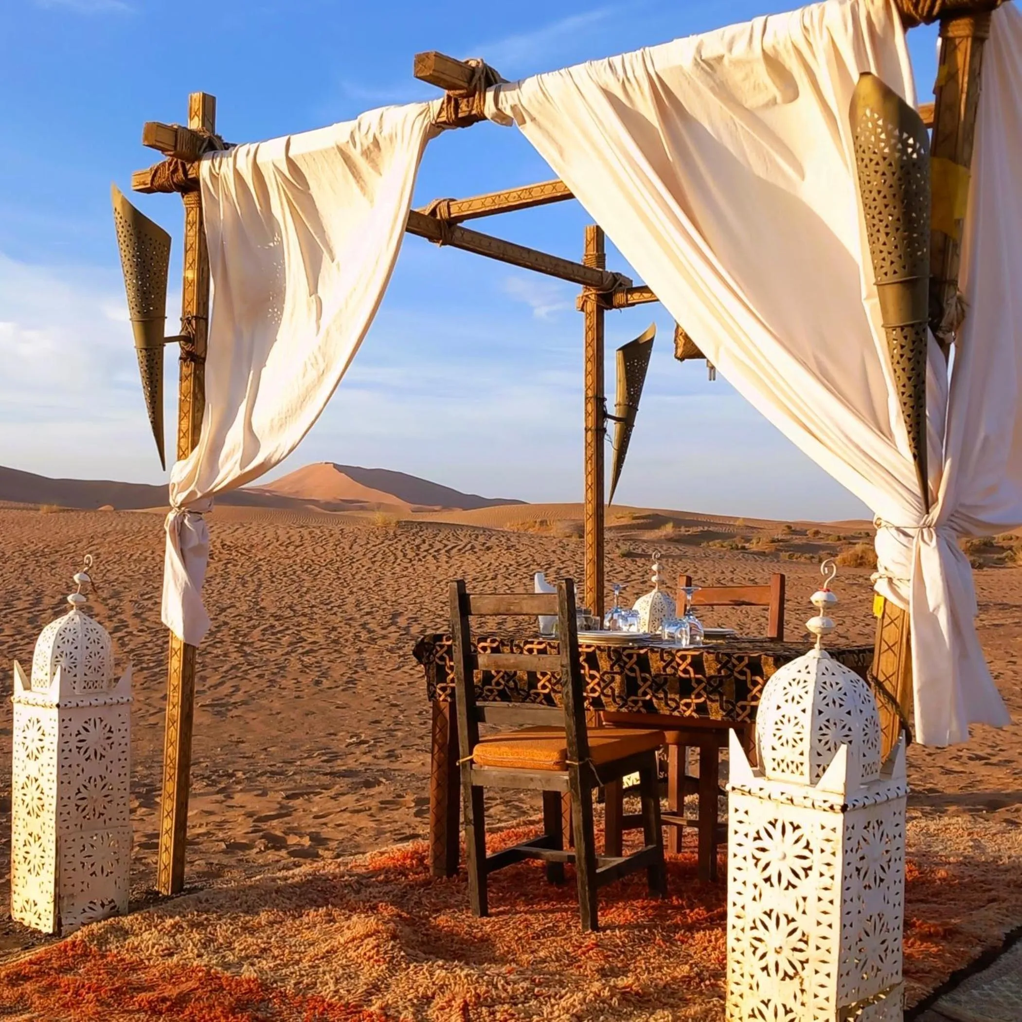 Patio in Horaz Merzouga Camp