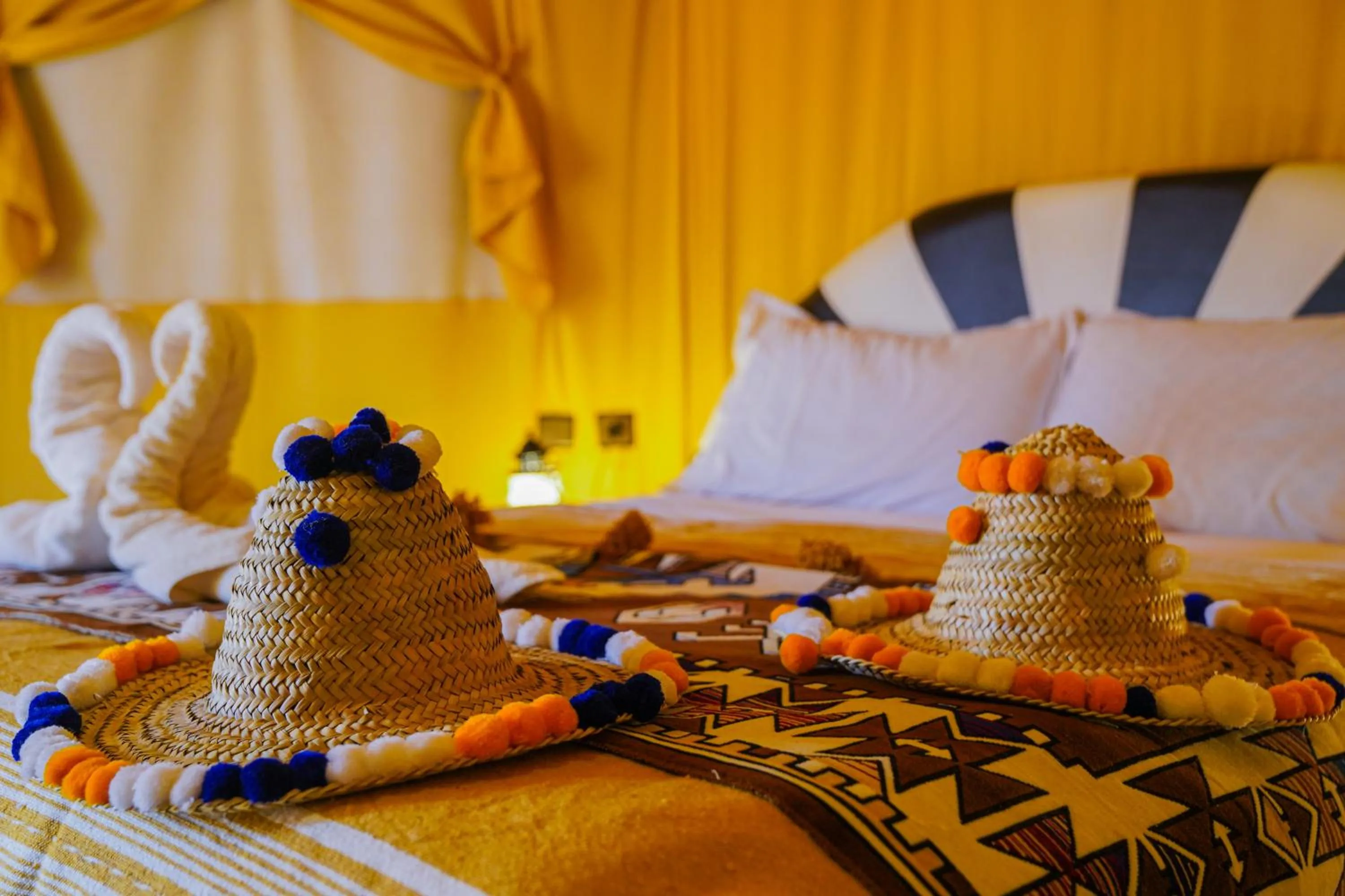 Bed in Horaz Merzouga Camp