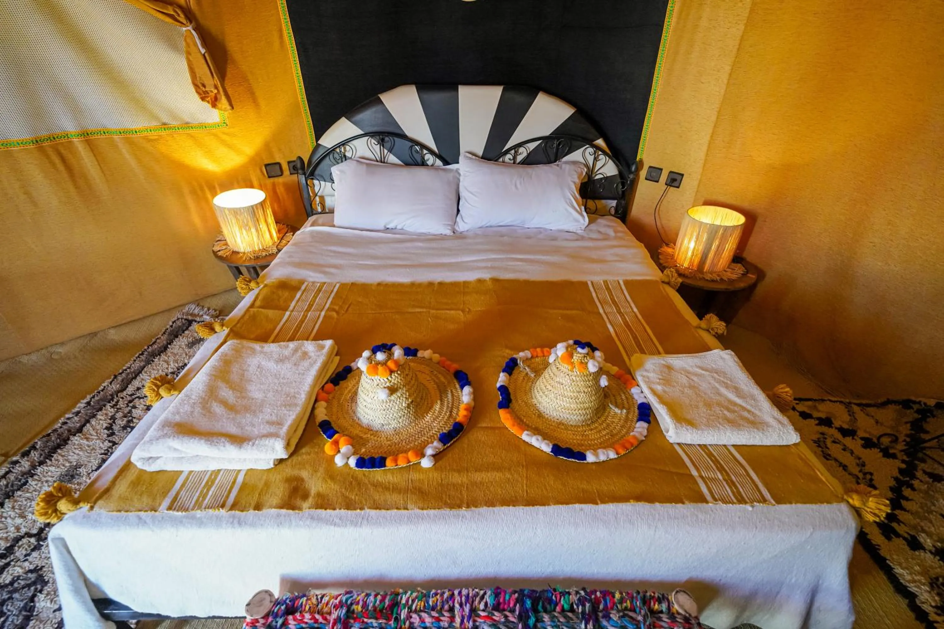 Bed in Horaz Merzouga Camp