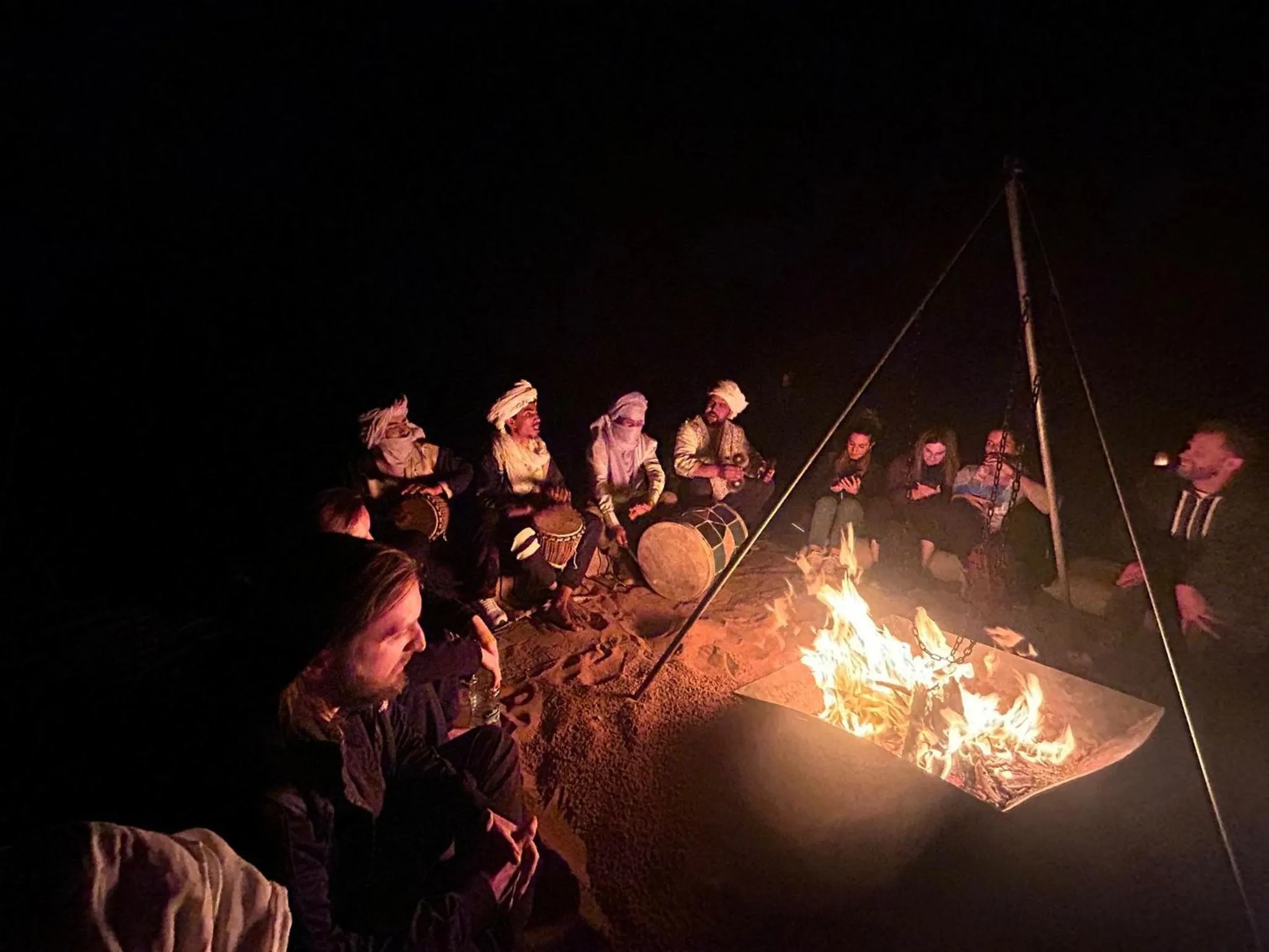 People in Horaz Merzouga Camp