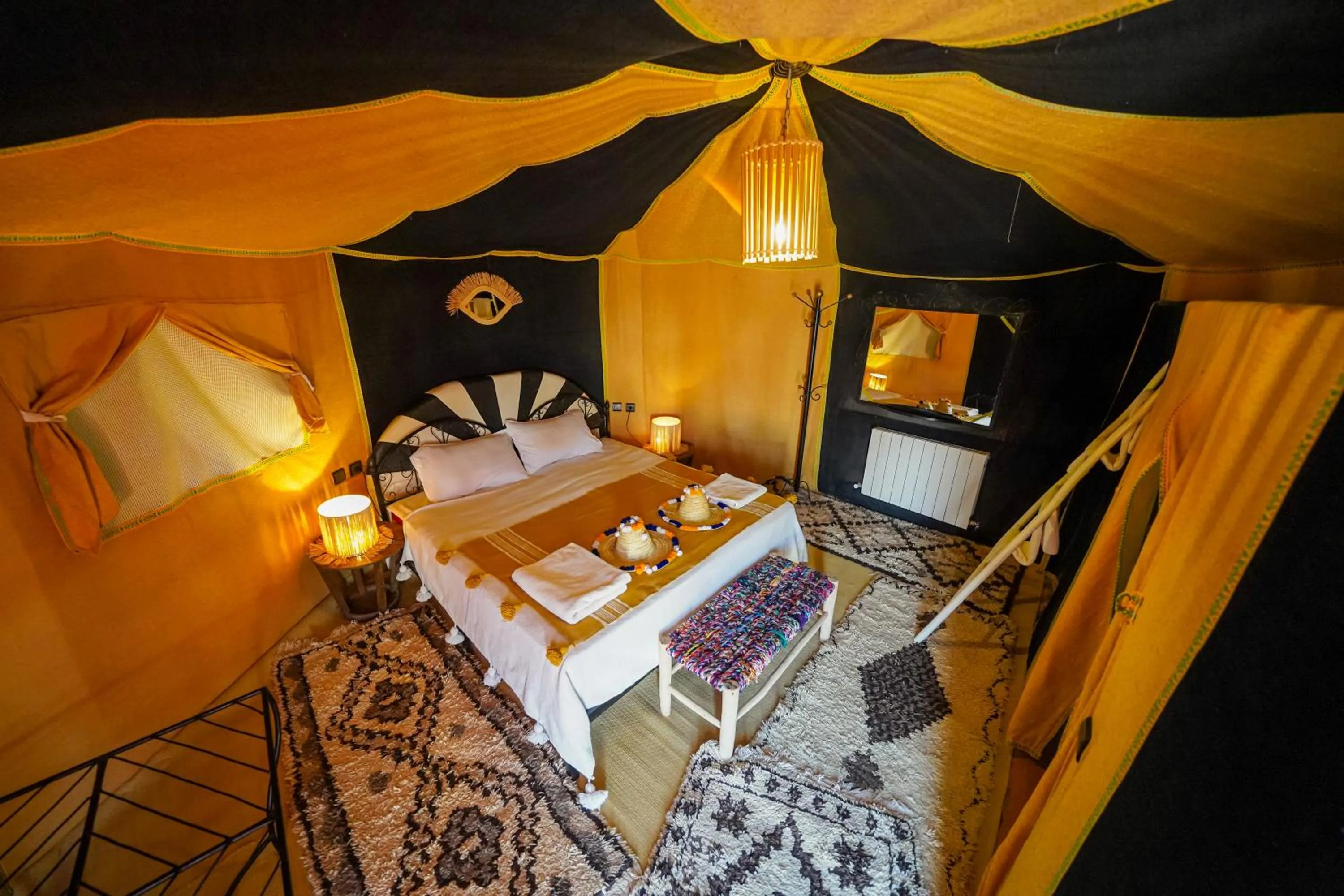 Bed in Horaz Merzouga Camp