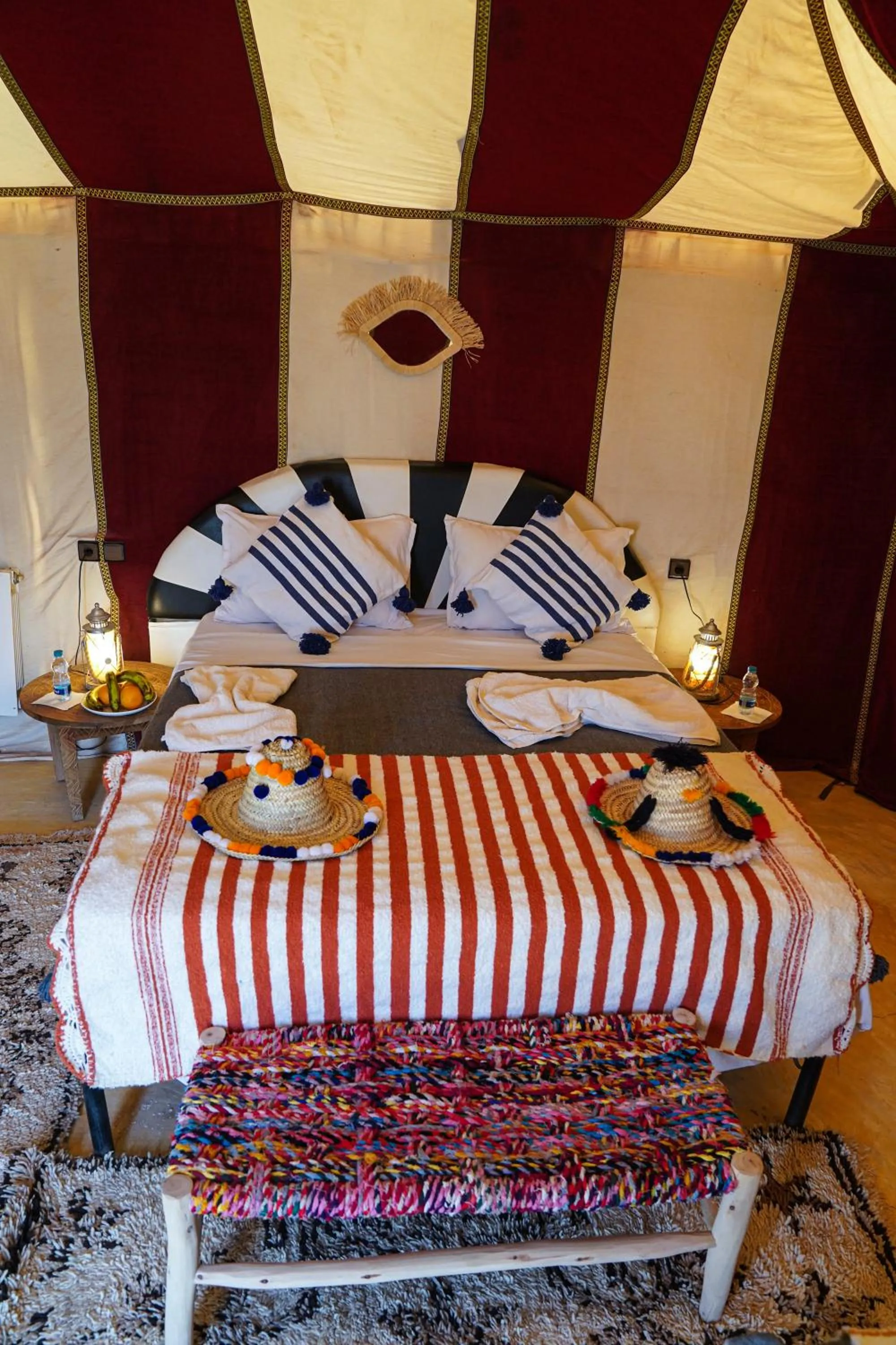 Bed in Horaz Merzouga Camp