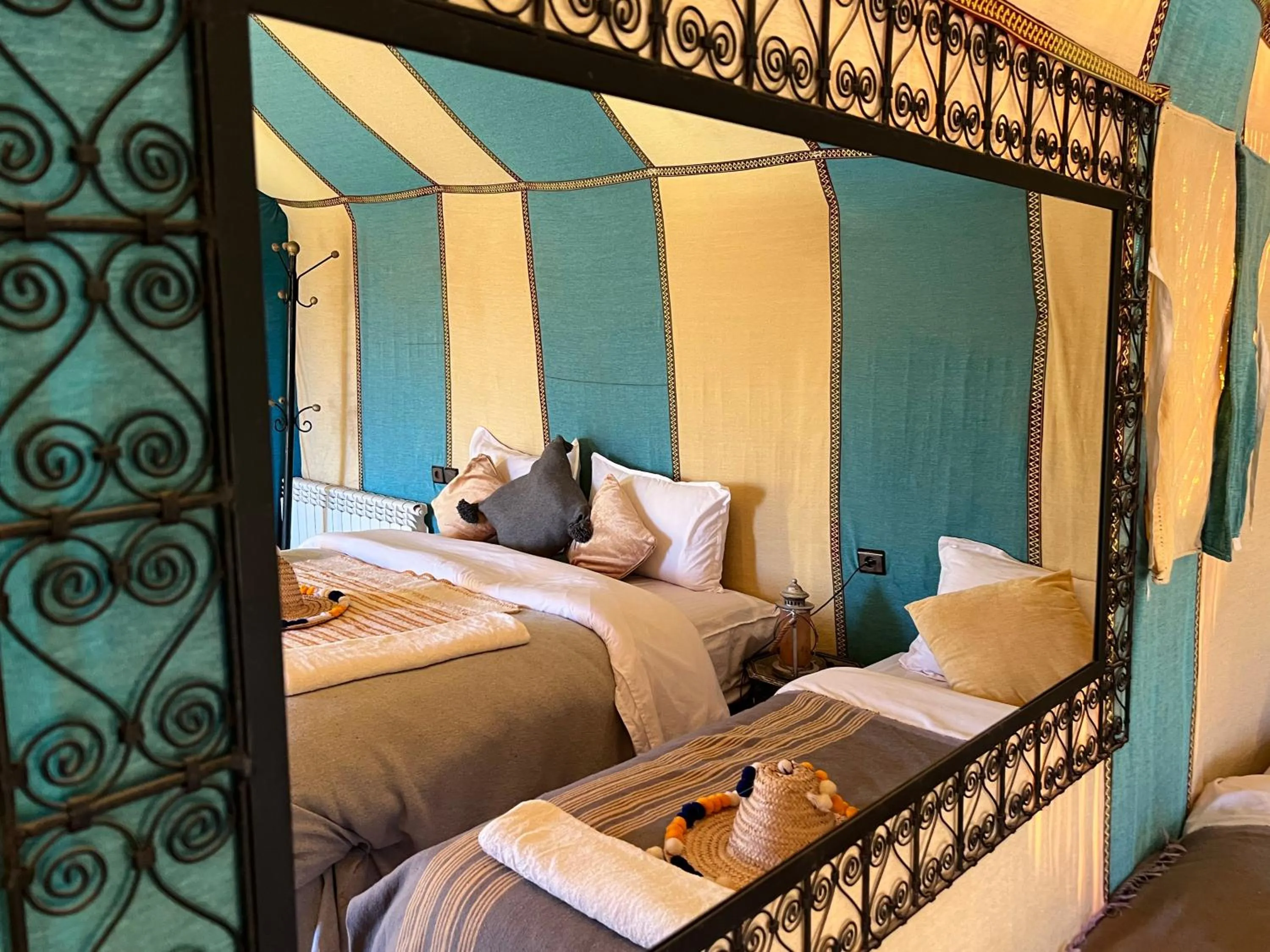 Bed in Horaz Merzouga Camp