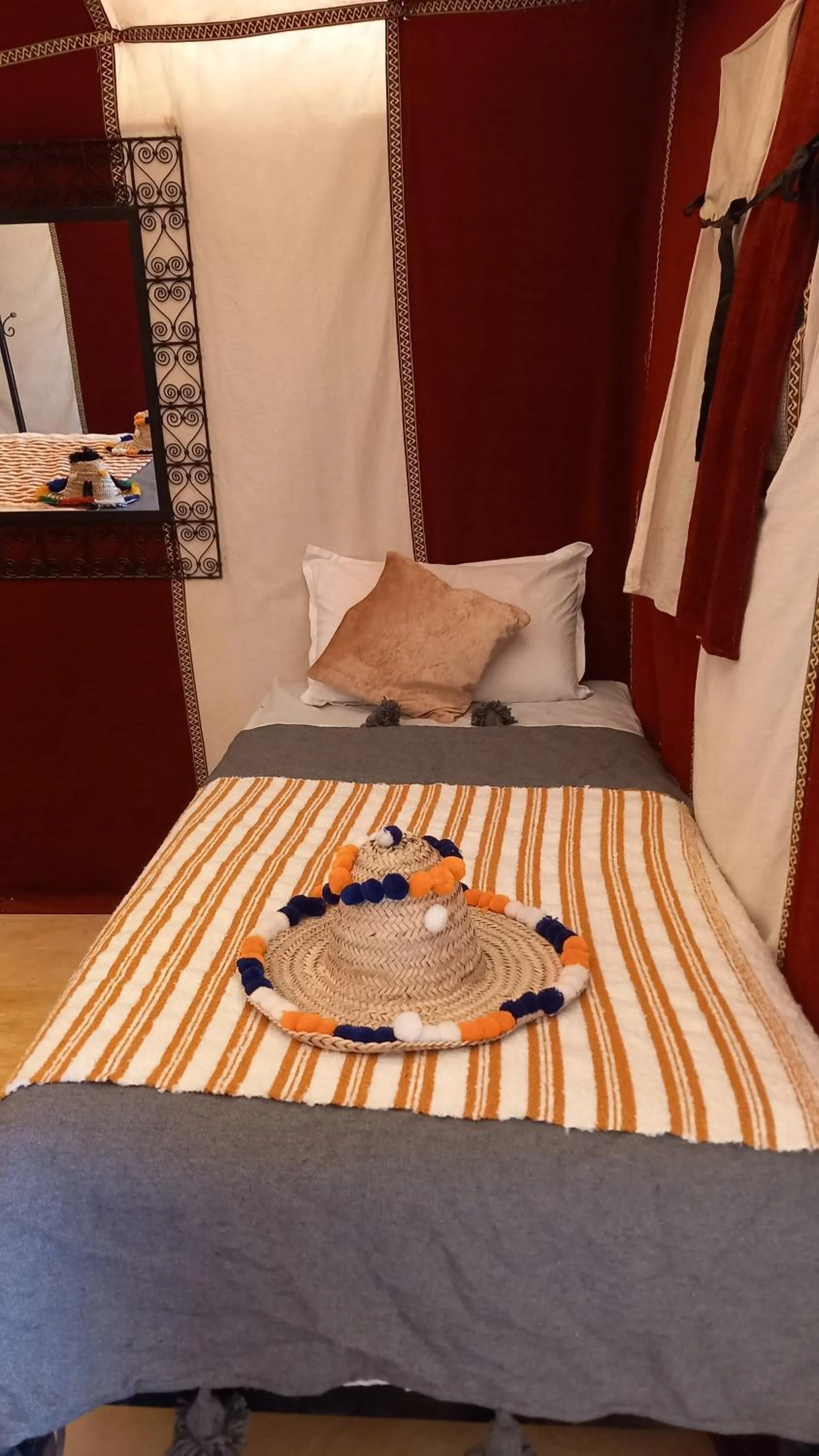 Bed in Horaz Merzouga Camp