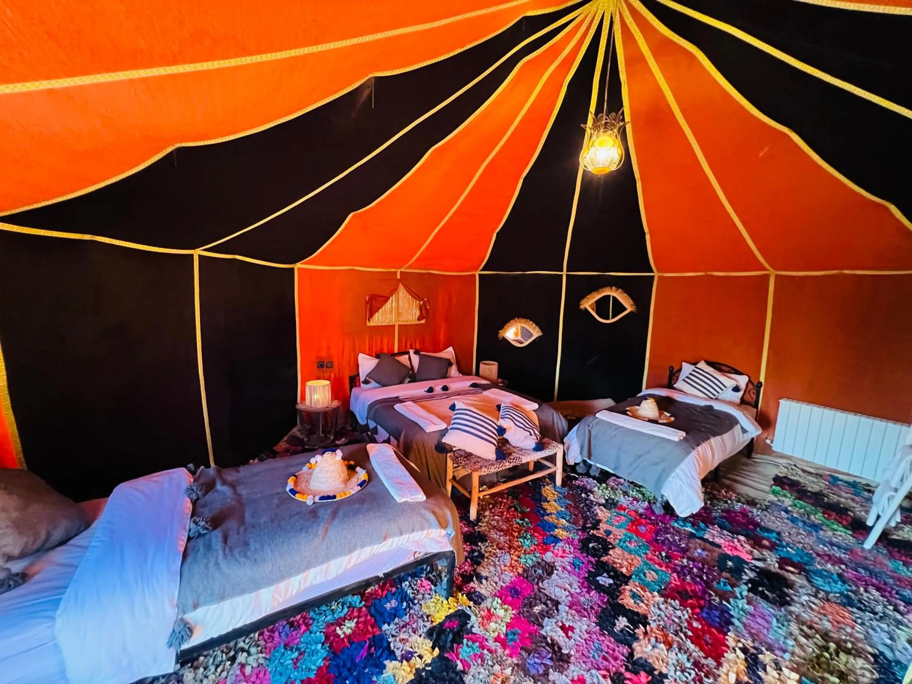 Bed in Horaz Merzouga Camp