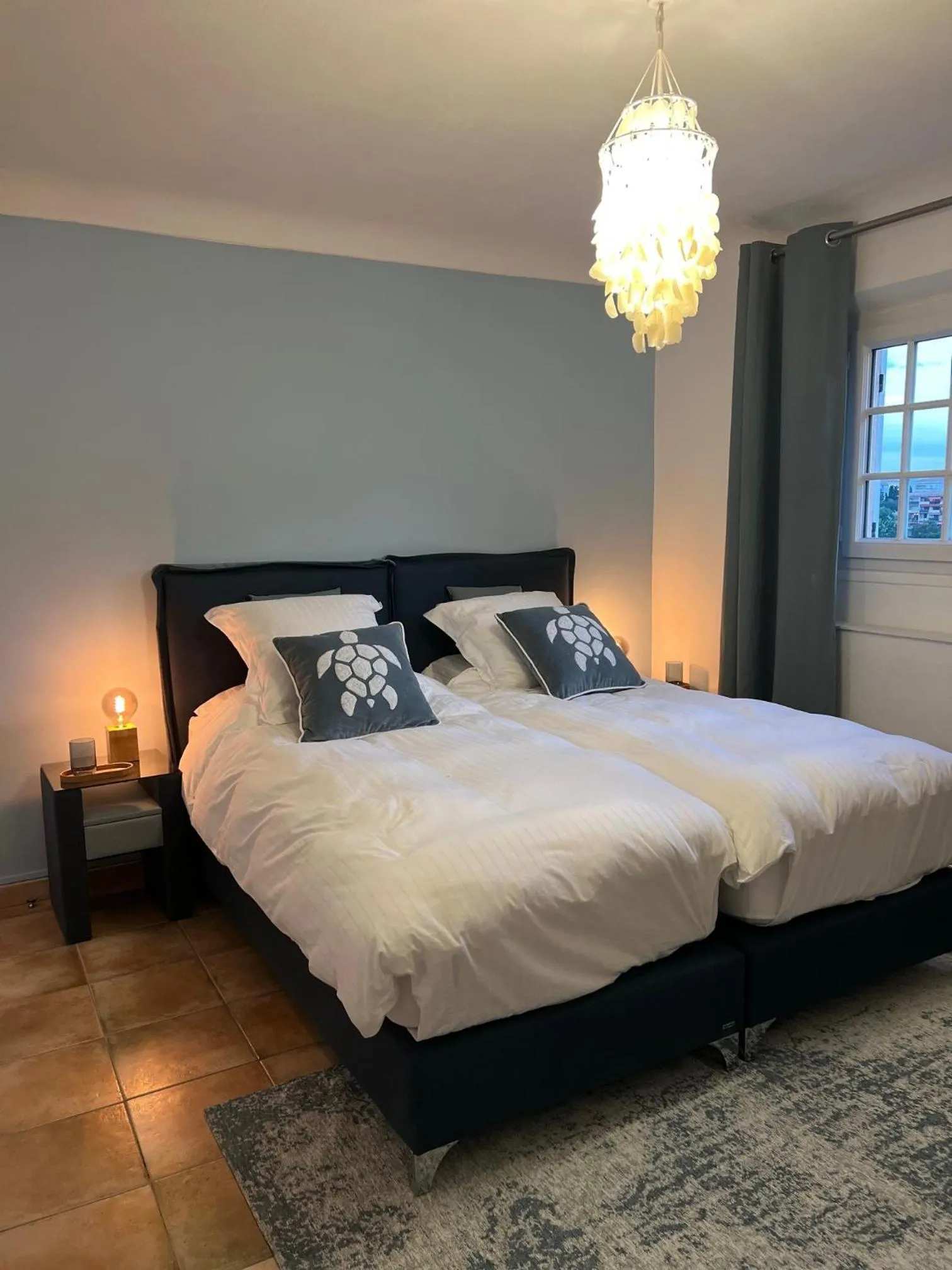 Bedroom, Bed in les petites terrasses