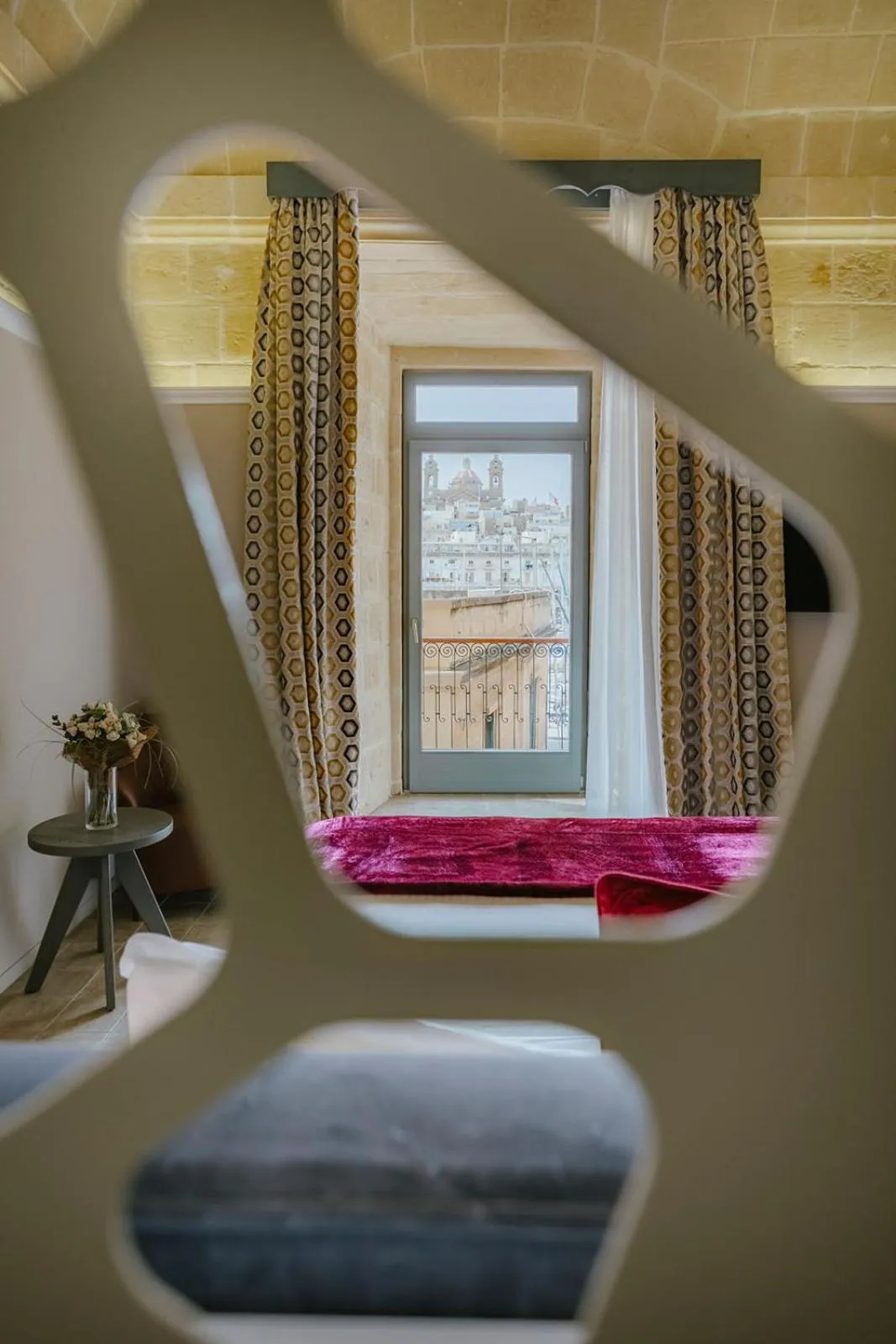 Decorative detail, Bed in IBB Hotel Palazzo Bettina Malta