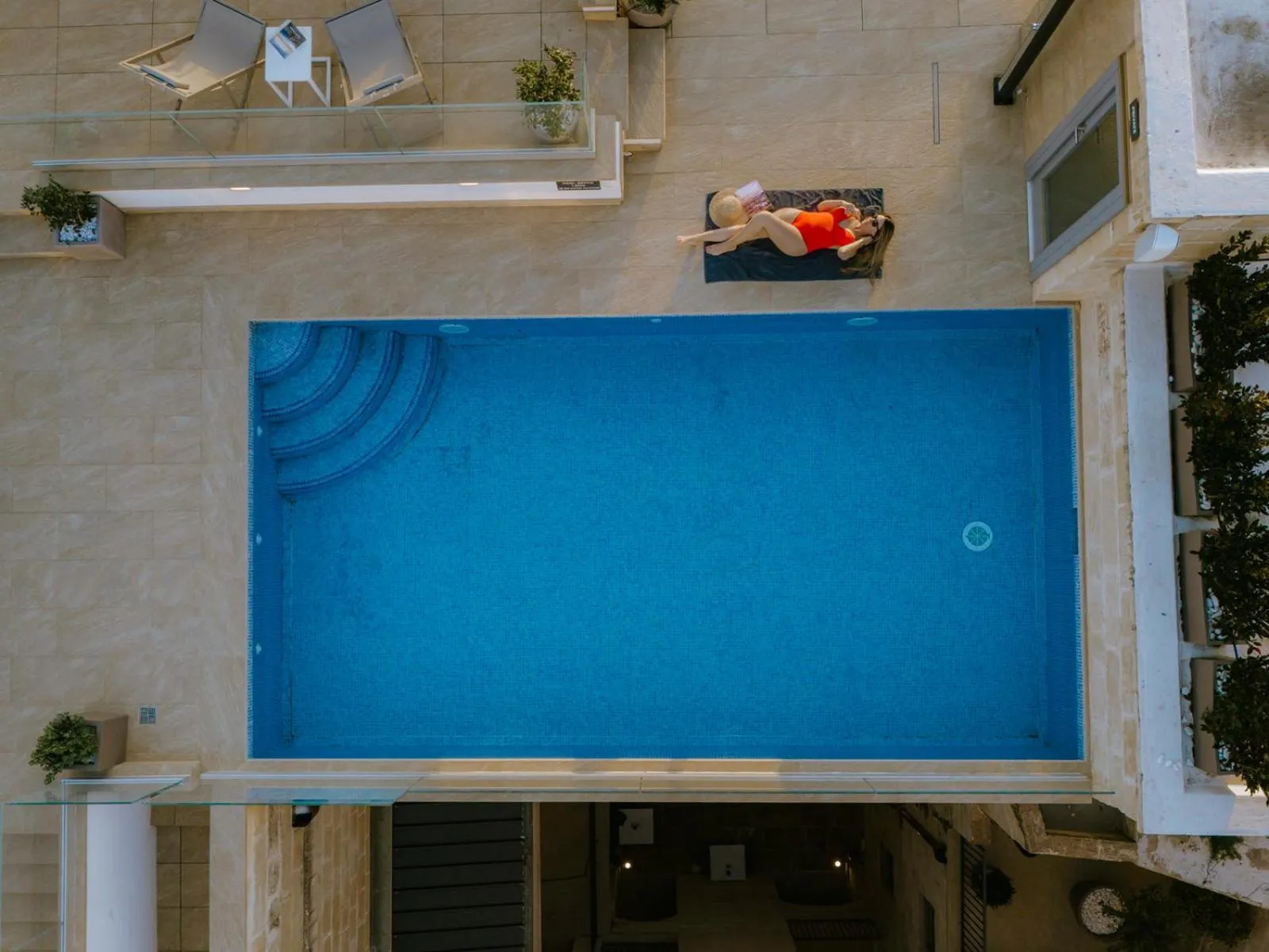 Pool view in IBB Hotel Palazzo Bettina Malta