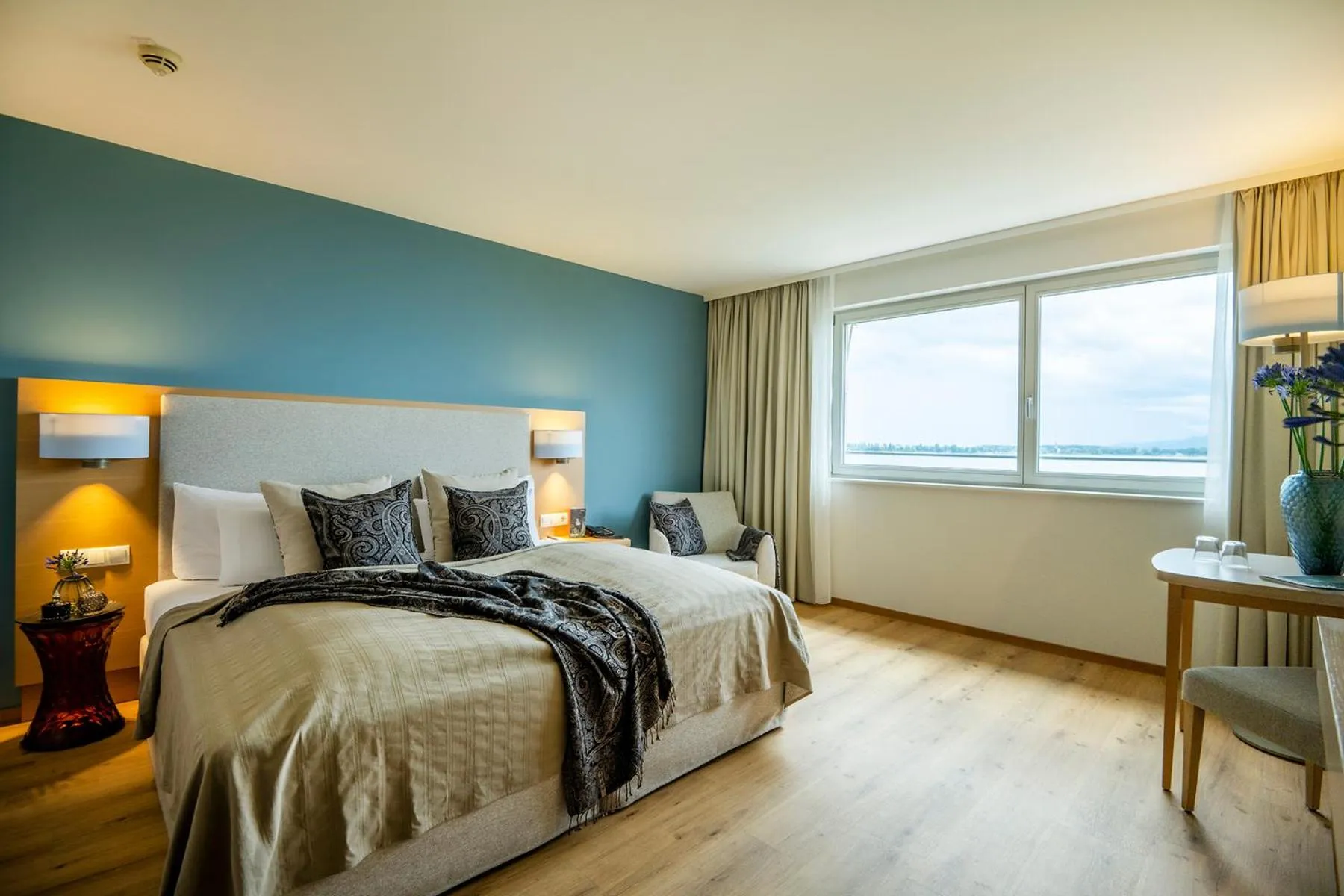 Bed in Seehotel am Kaiserstrand