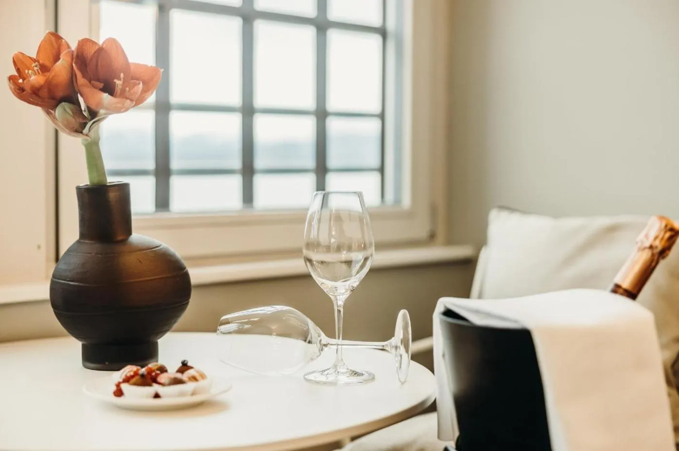 Living room in Seehotel am Kaiserstrand