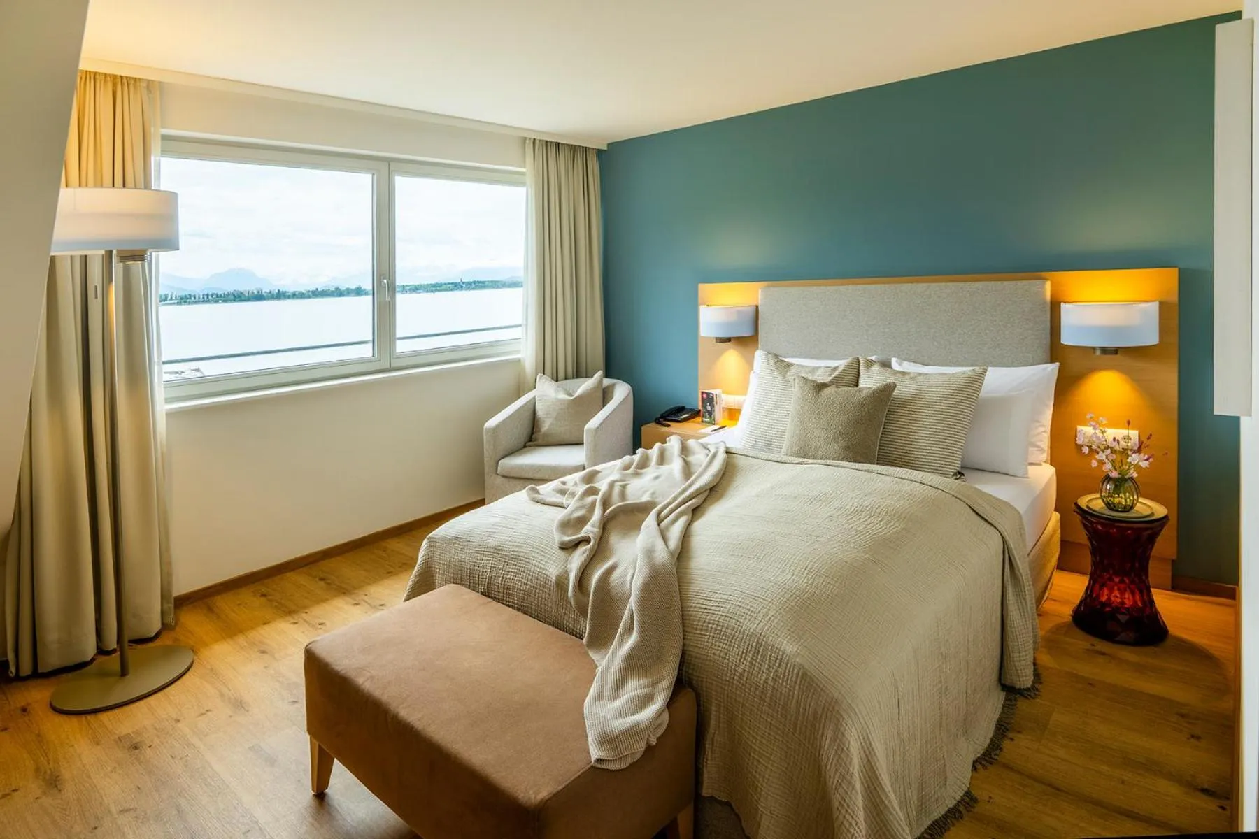 Bed in Seehotel am Kaiserstrand