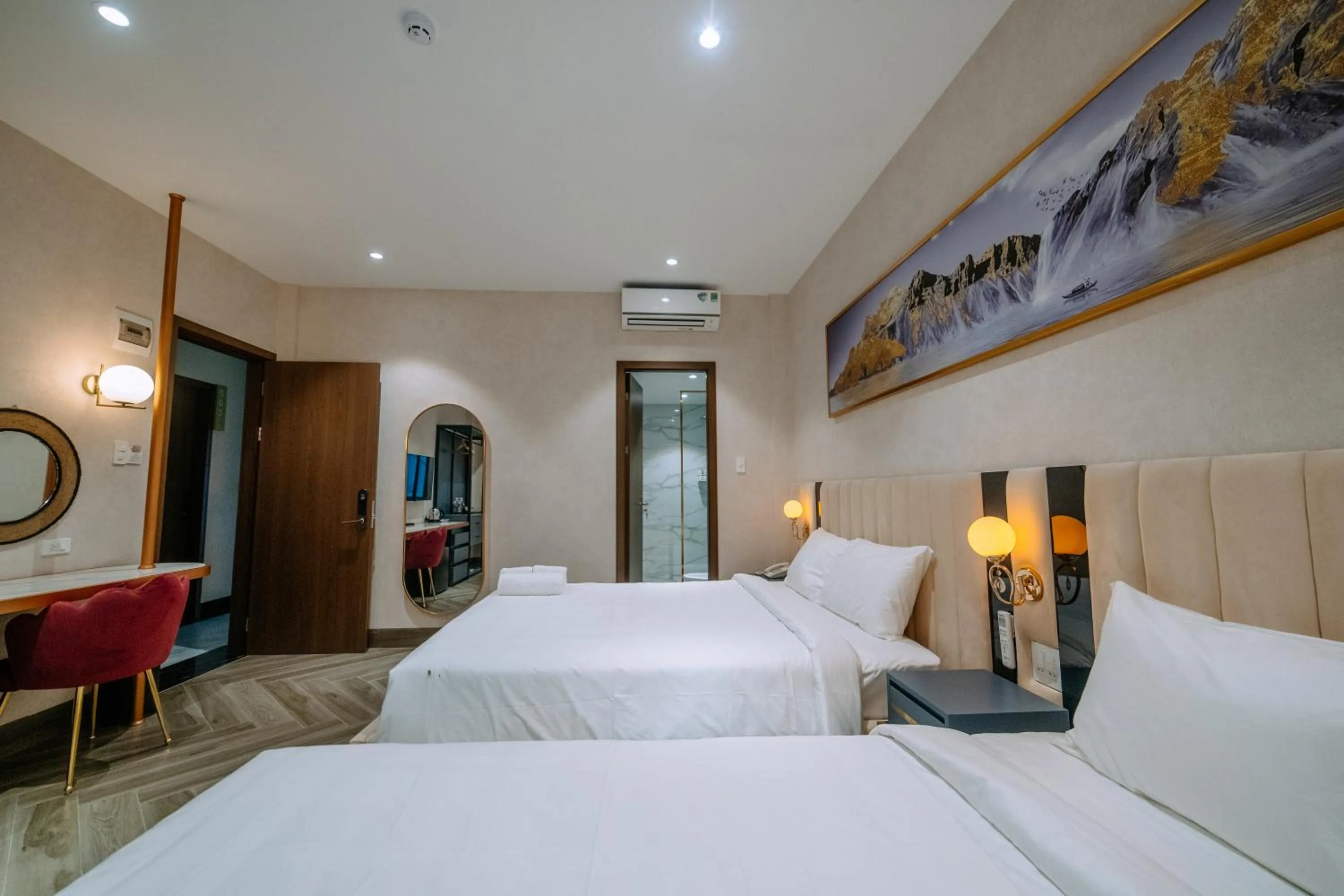 Bed in La Beaute Hotel - Quy Nhơn