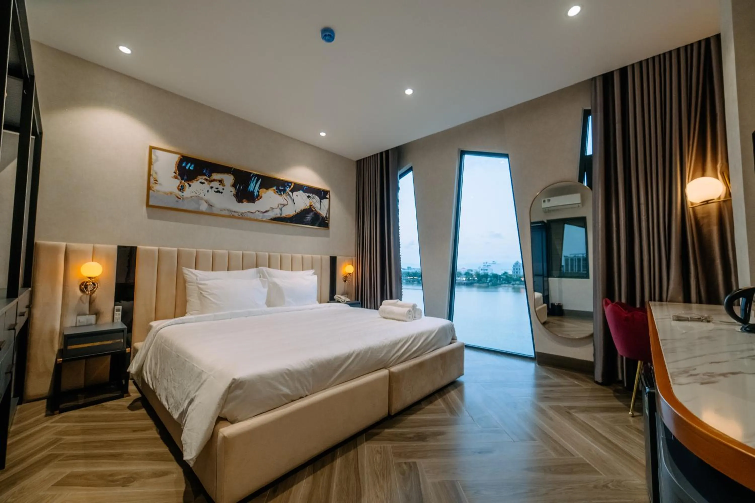 Bed in La Beaute Hotel - Quy Nhơn
