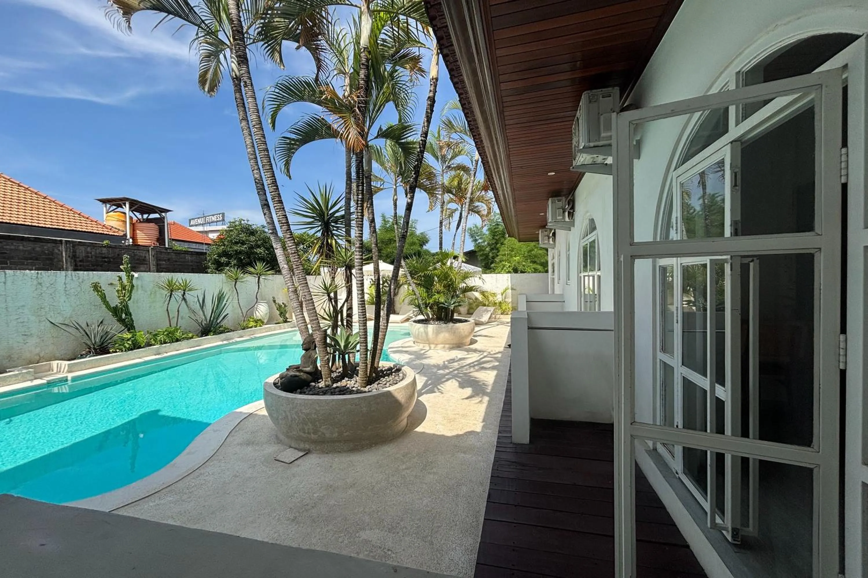 Pool view in Kemari Studio