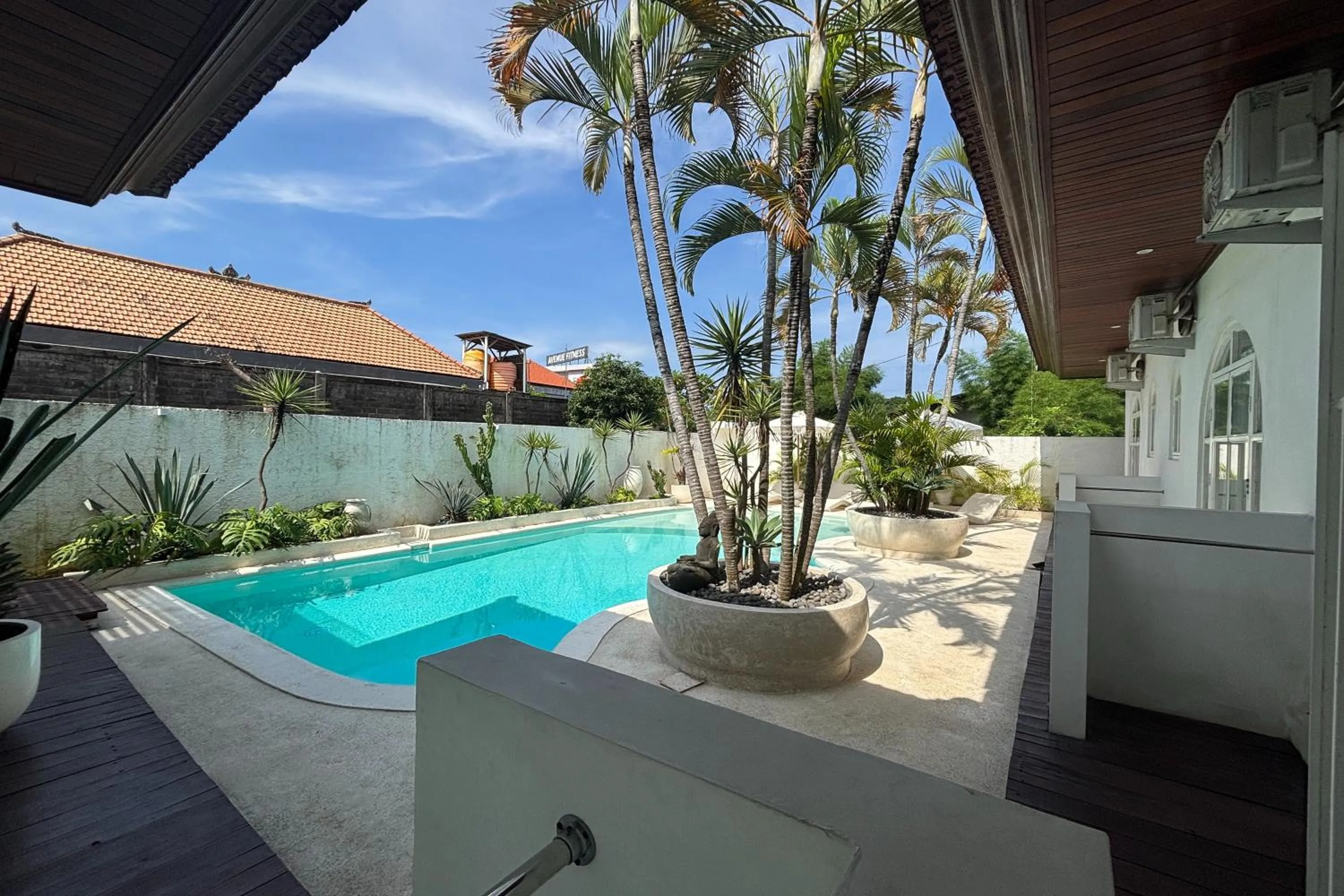 Pool view in Kemari Studio