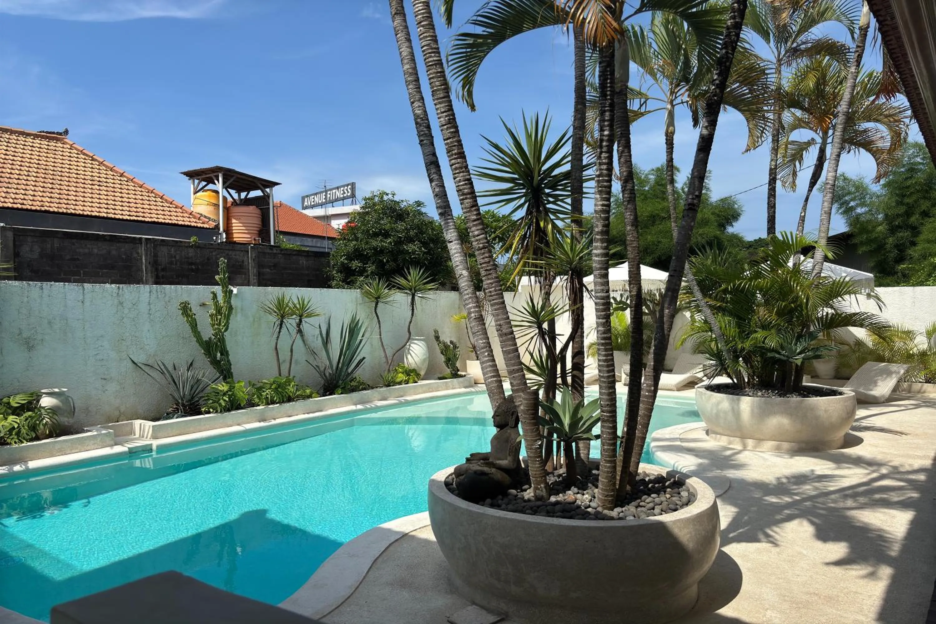 Pool view in Kemari Studio