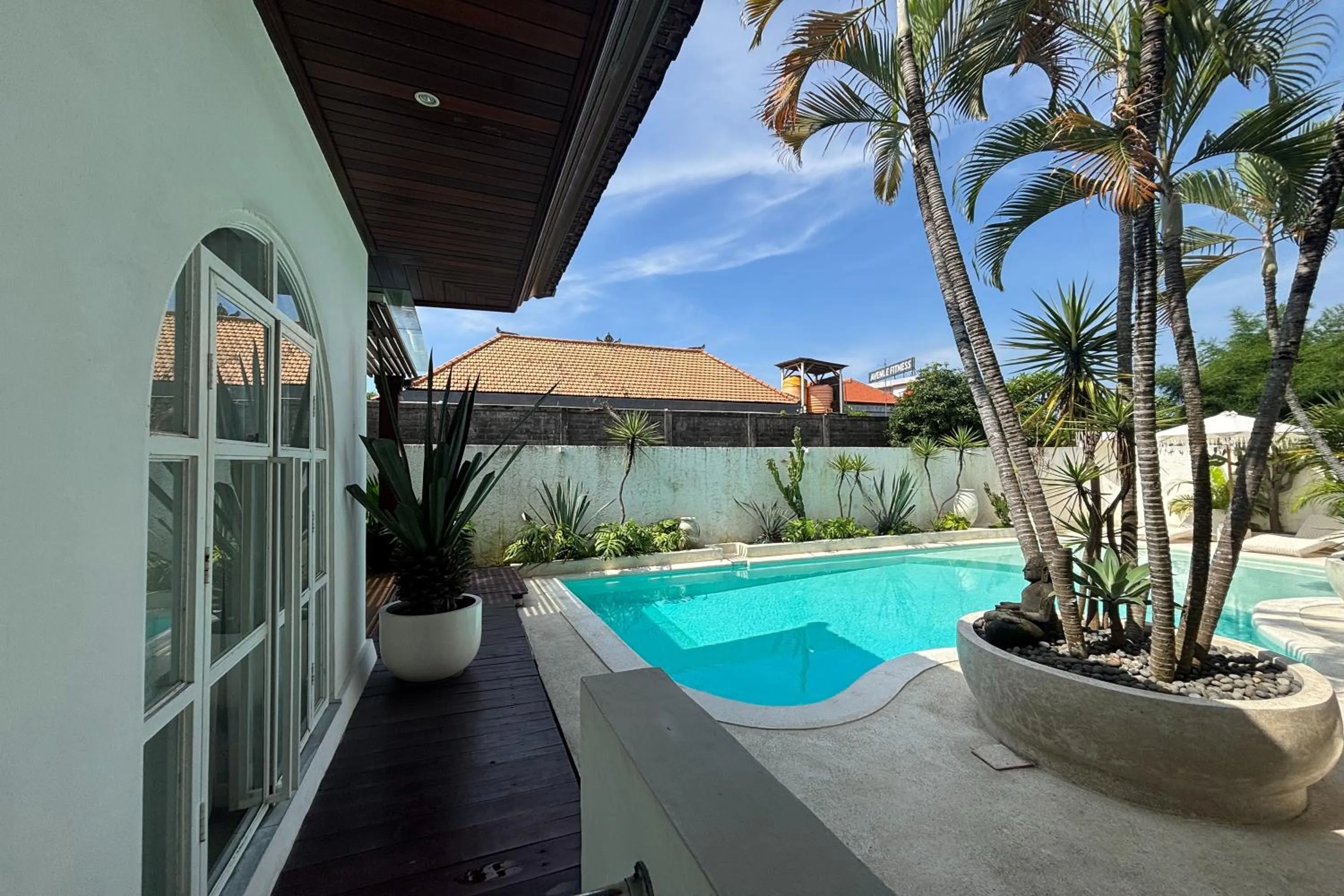 Pool view in Kemari Studio